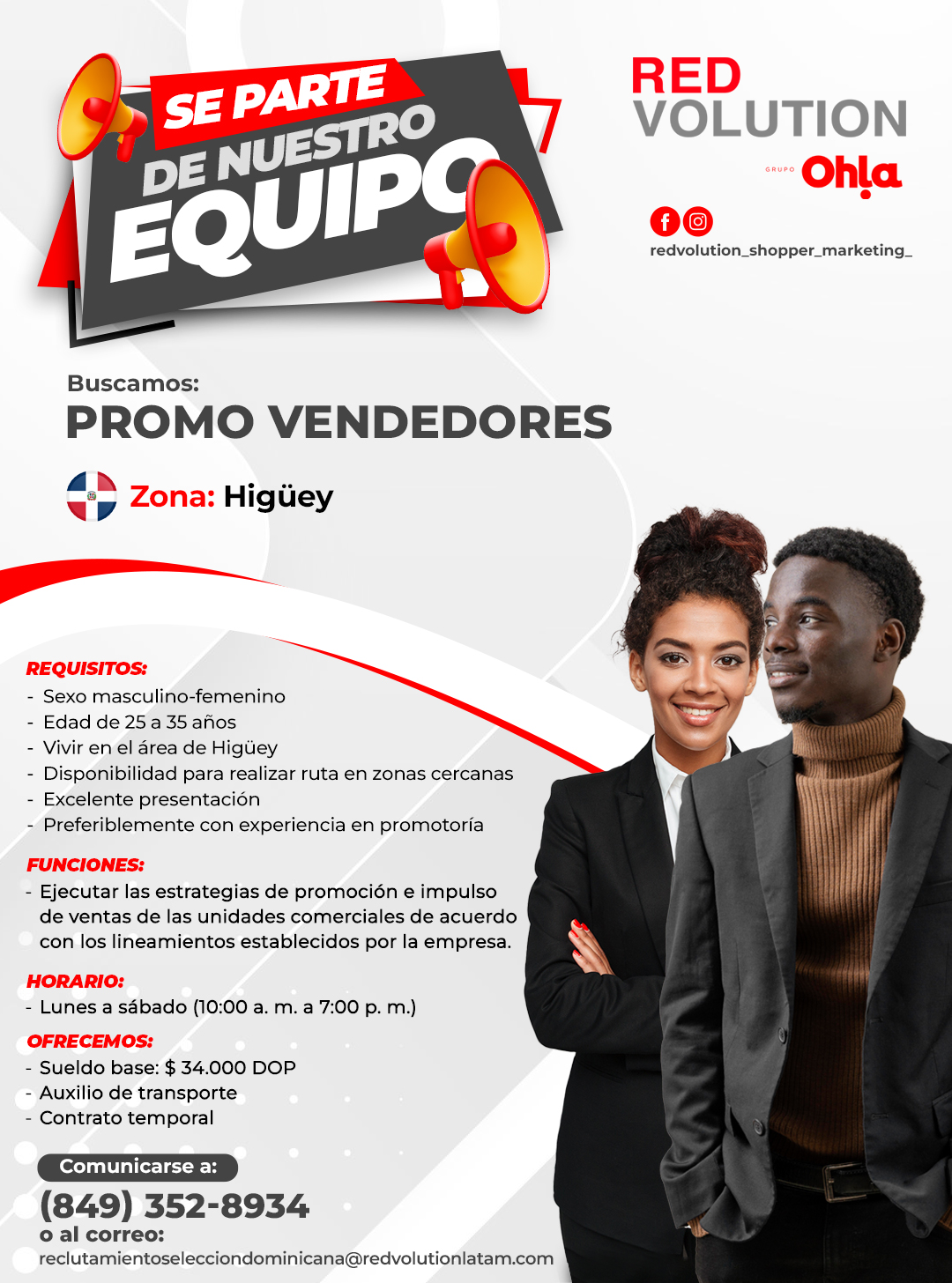 ¡Buscamos nuestros... - Redvolution República Dominicana | Facebook