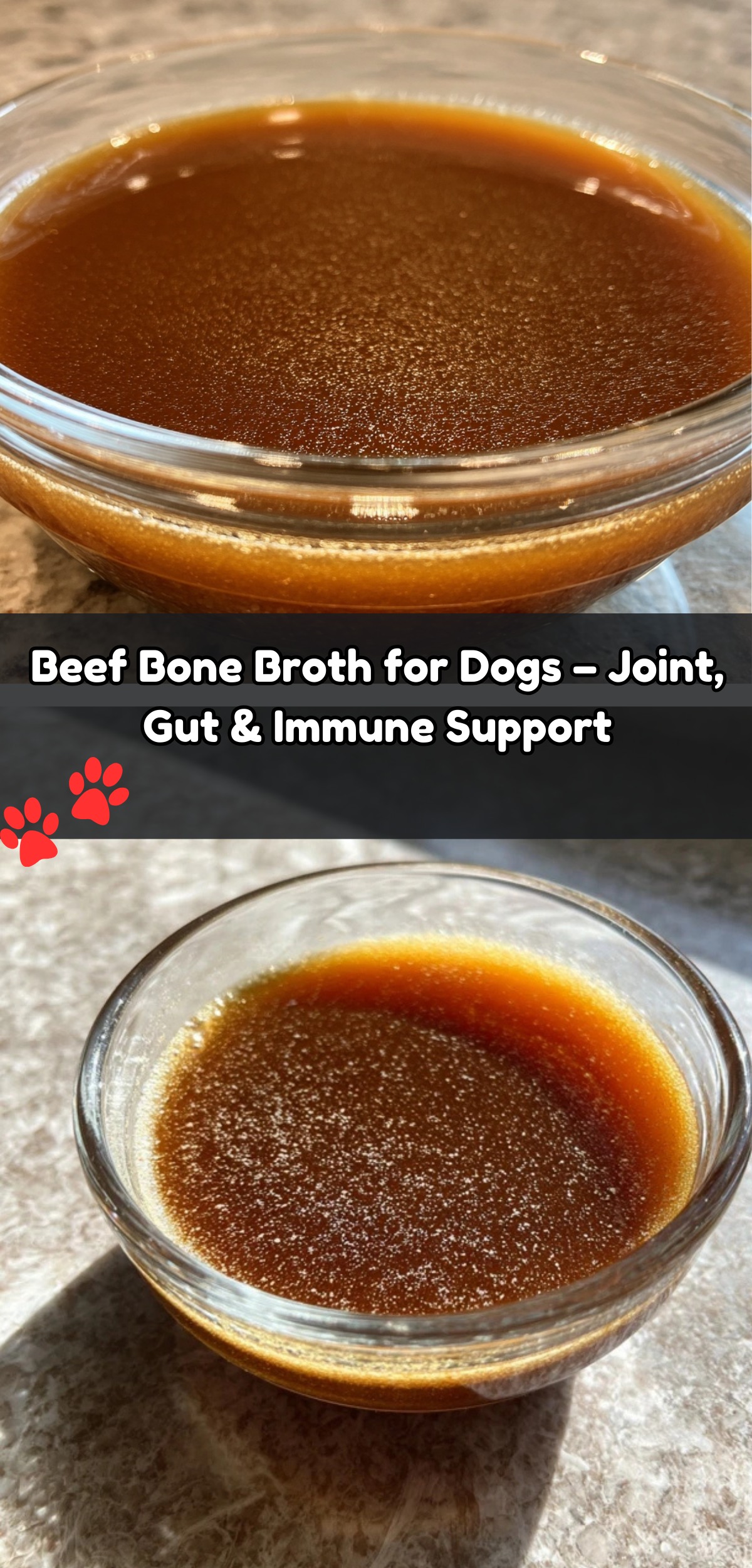Homemade dog food recipes | Beef Bone Broth for Dogs – Joint, Gut