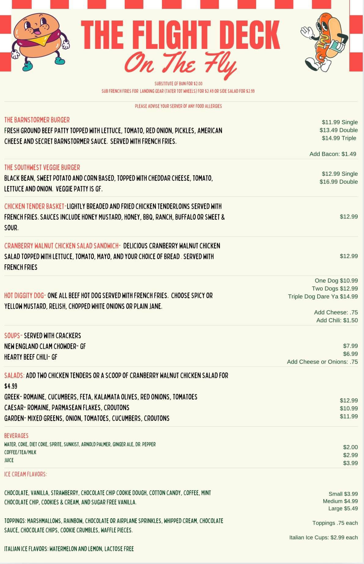 The Flight - Hey @topfans! We are sharing our updated On The Fly menu ...
