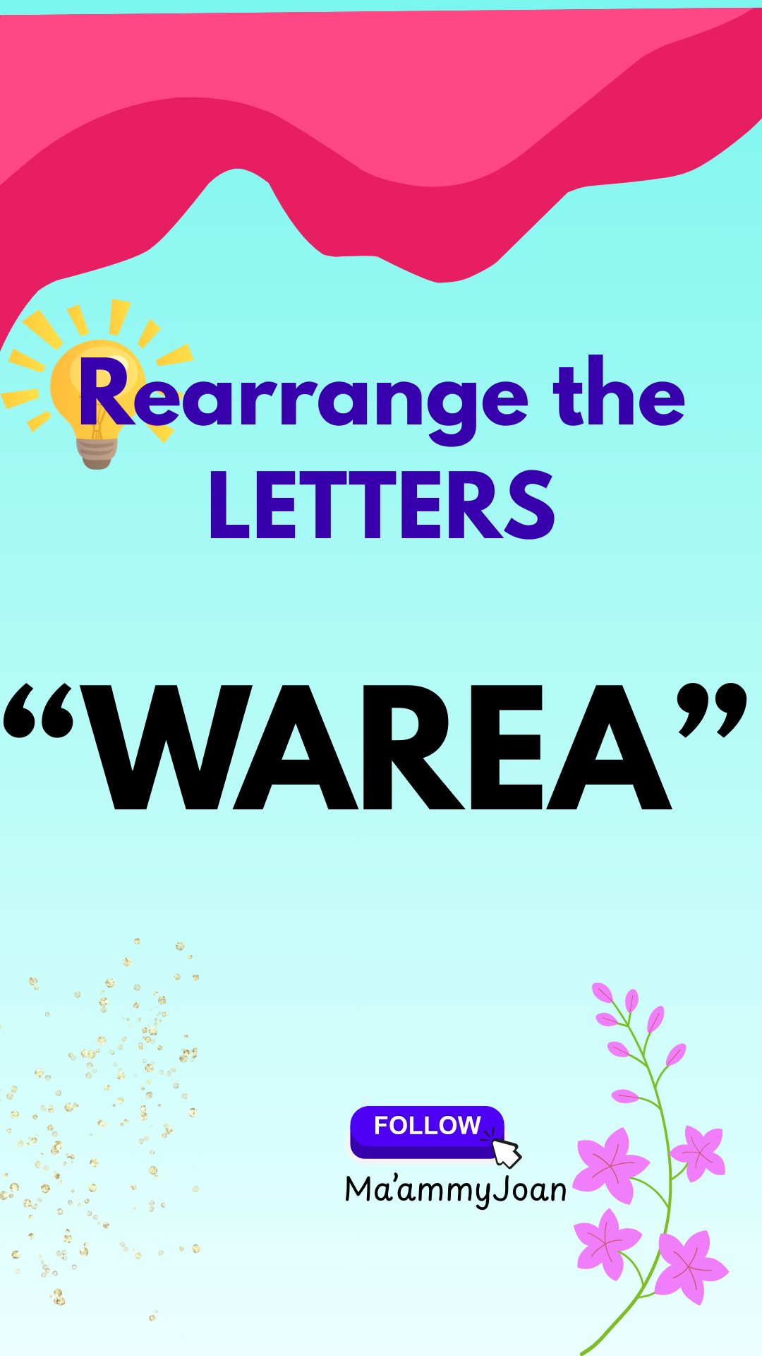 Ma'ammy Joan - ⏱️ 3-Second Challenge! Can you unscramble... | Facebook