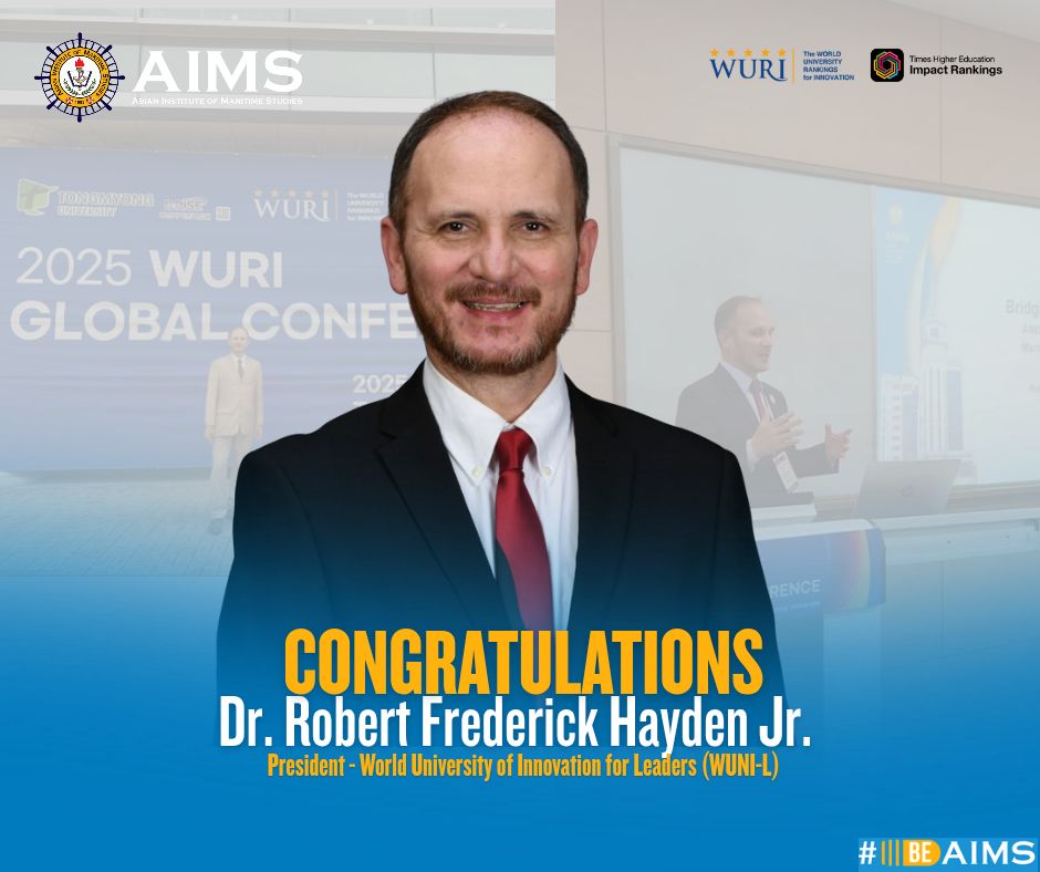 AIMS - Congratulations, Dr. Robert Frederick Hayden Jr.! With renewed ...