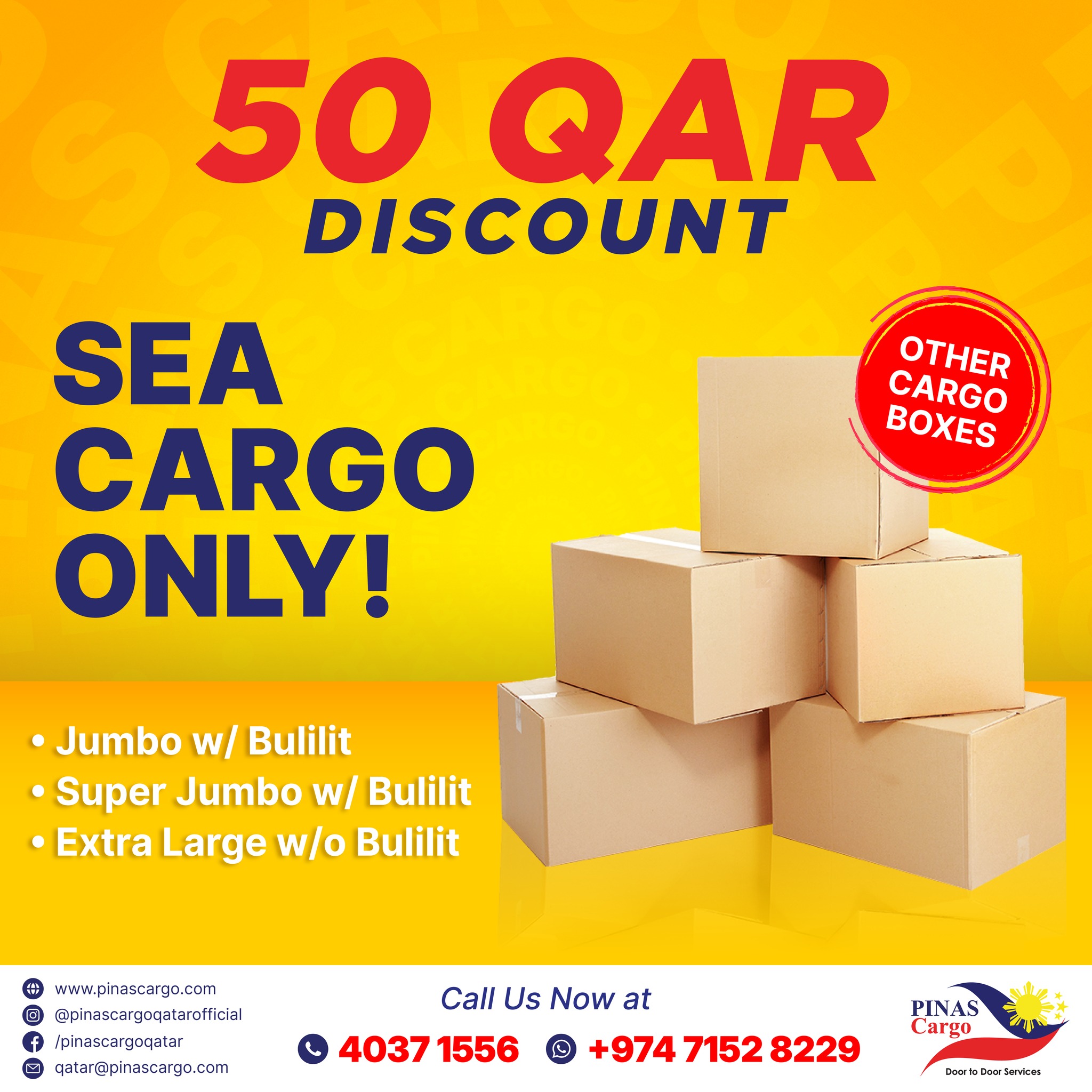 Kabayan! Ibang Cargo ba ang Box mo,... - Pinas Cargo - Qatar | Facebook