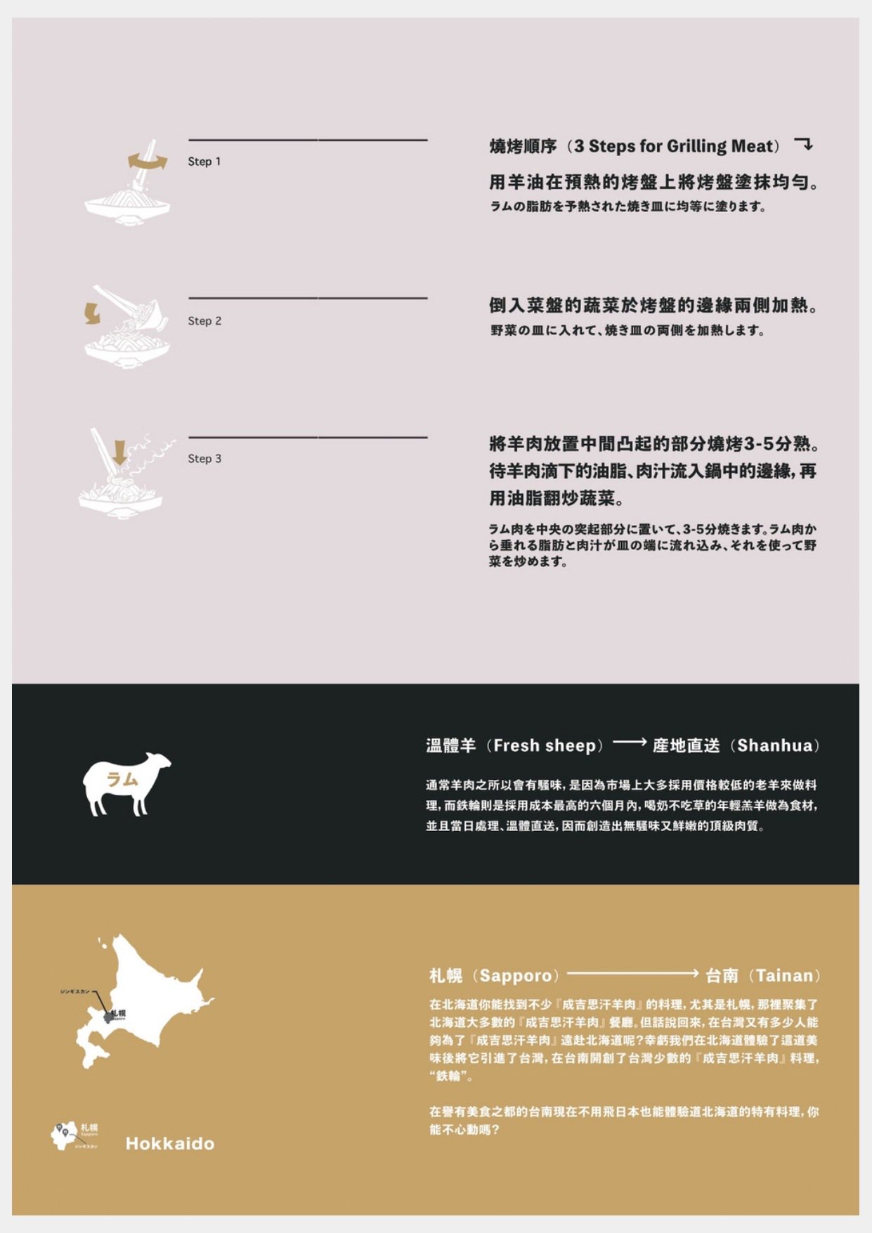 道羔燒ジンギスカン - 全新 MENU 已上線 道羔燒 ジンギスカン 領悟羔羊的燒肉，歡迎入道。 台灣溫體羊 ×... | Facebook