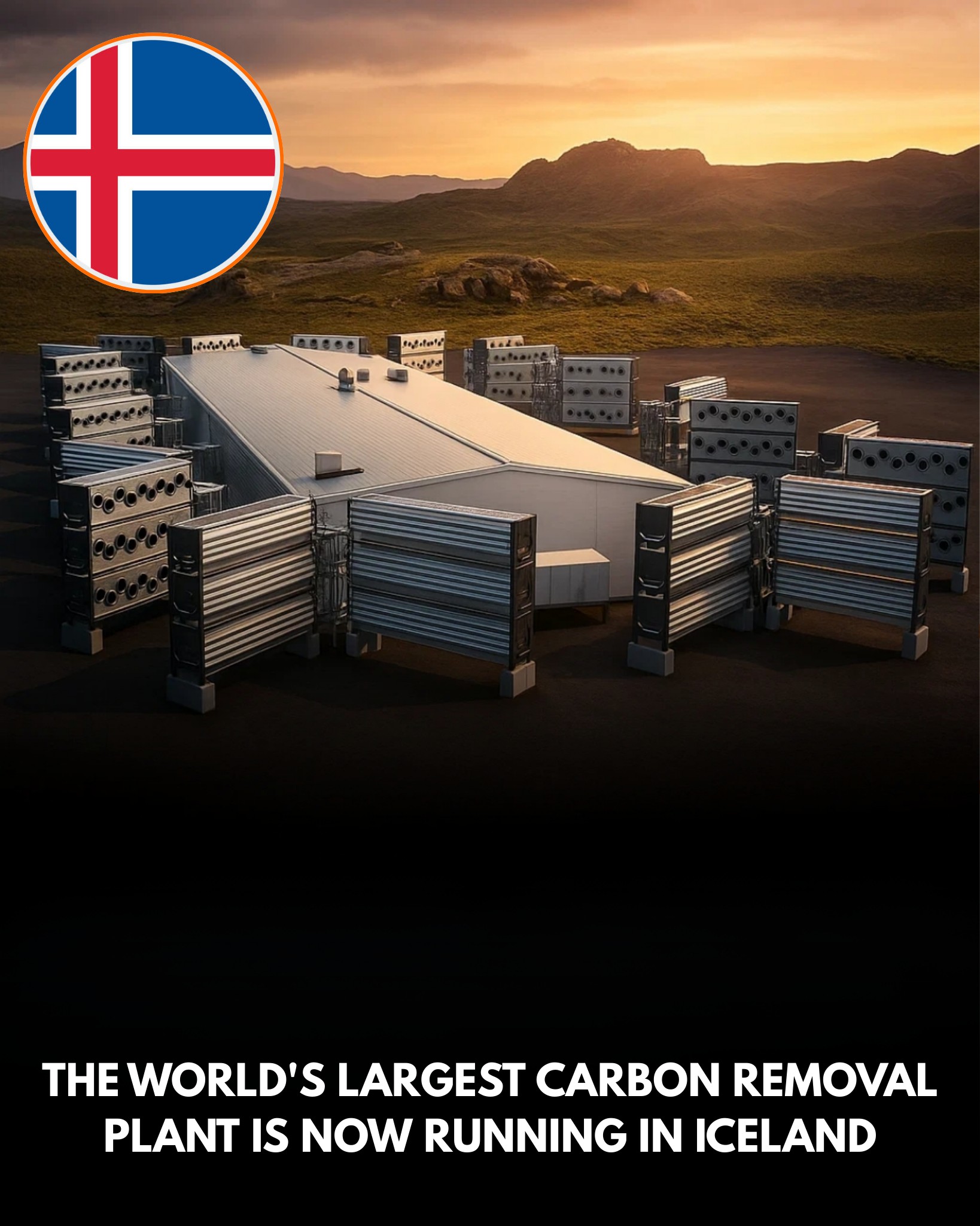 Iceland activates world's largest direct air carbon capture plant