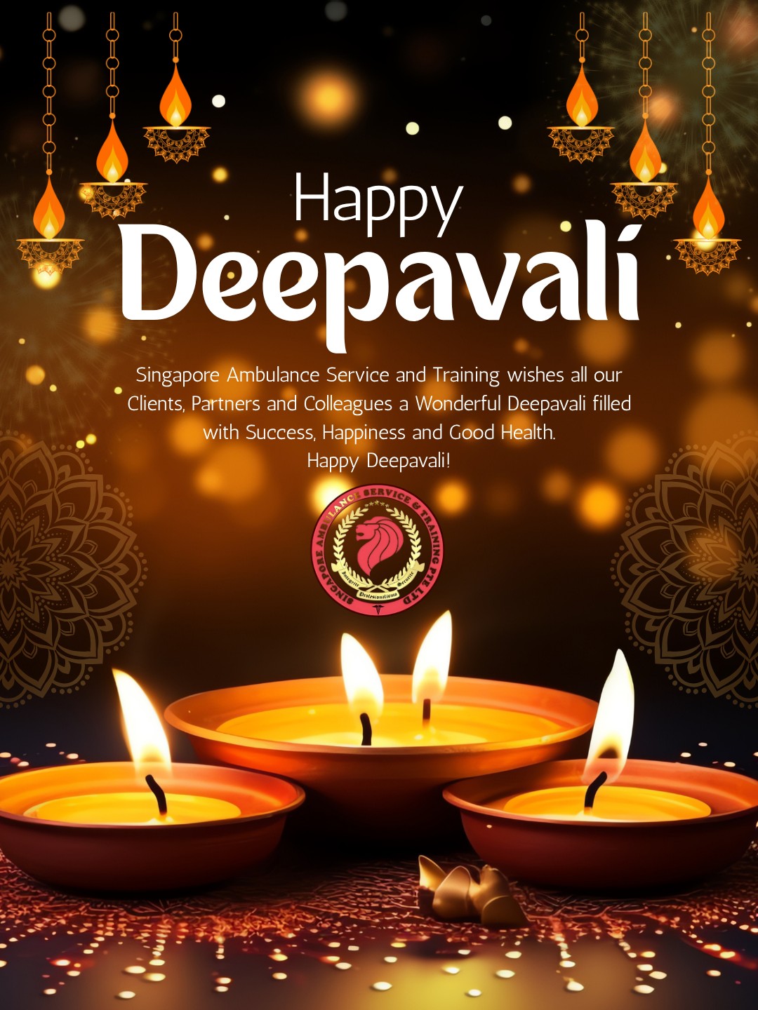This Deepavali, may light triumph... - Singapore Ambulance | Facebook