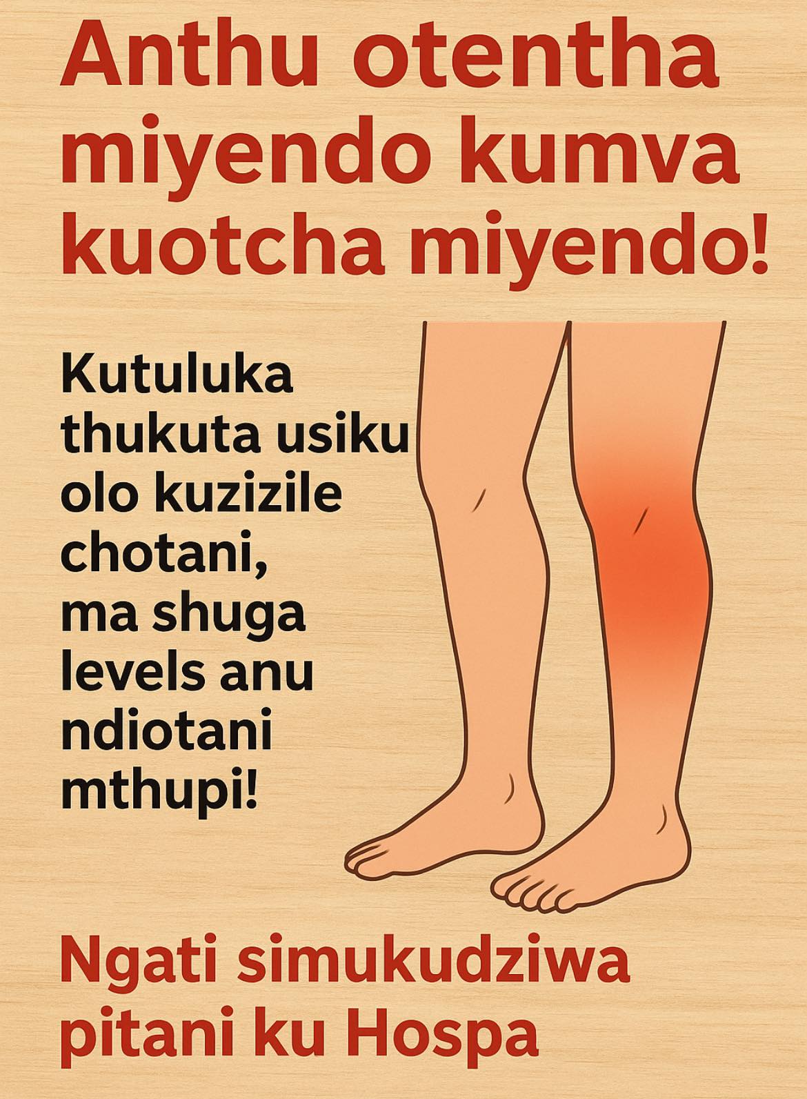 Nurse - Matenda a SHUGA amakhala ndi zizindikilo zochuluka! Zina mwa ...