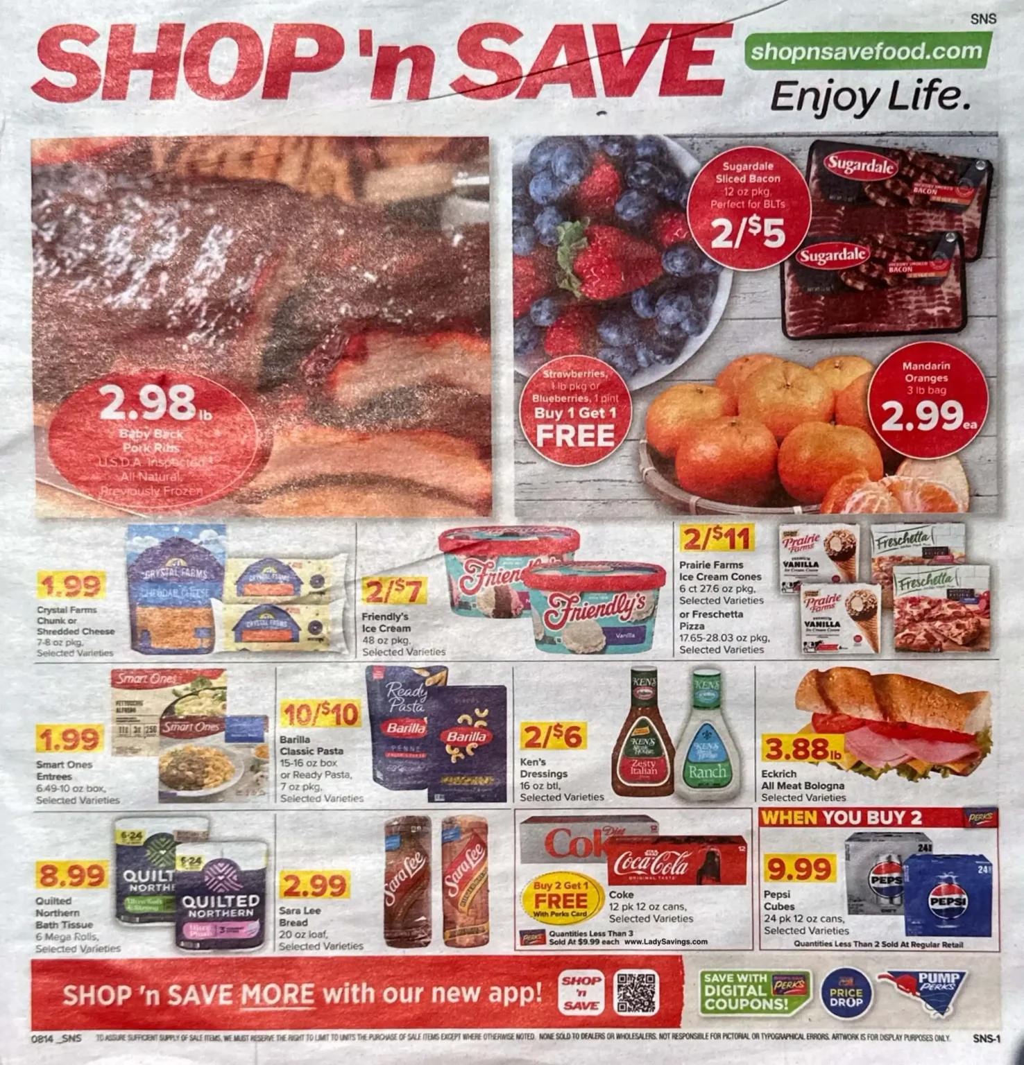 Shop 'n Save weekly ad preview for August 14-20, 2025