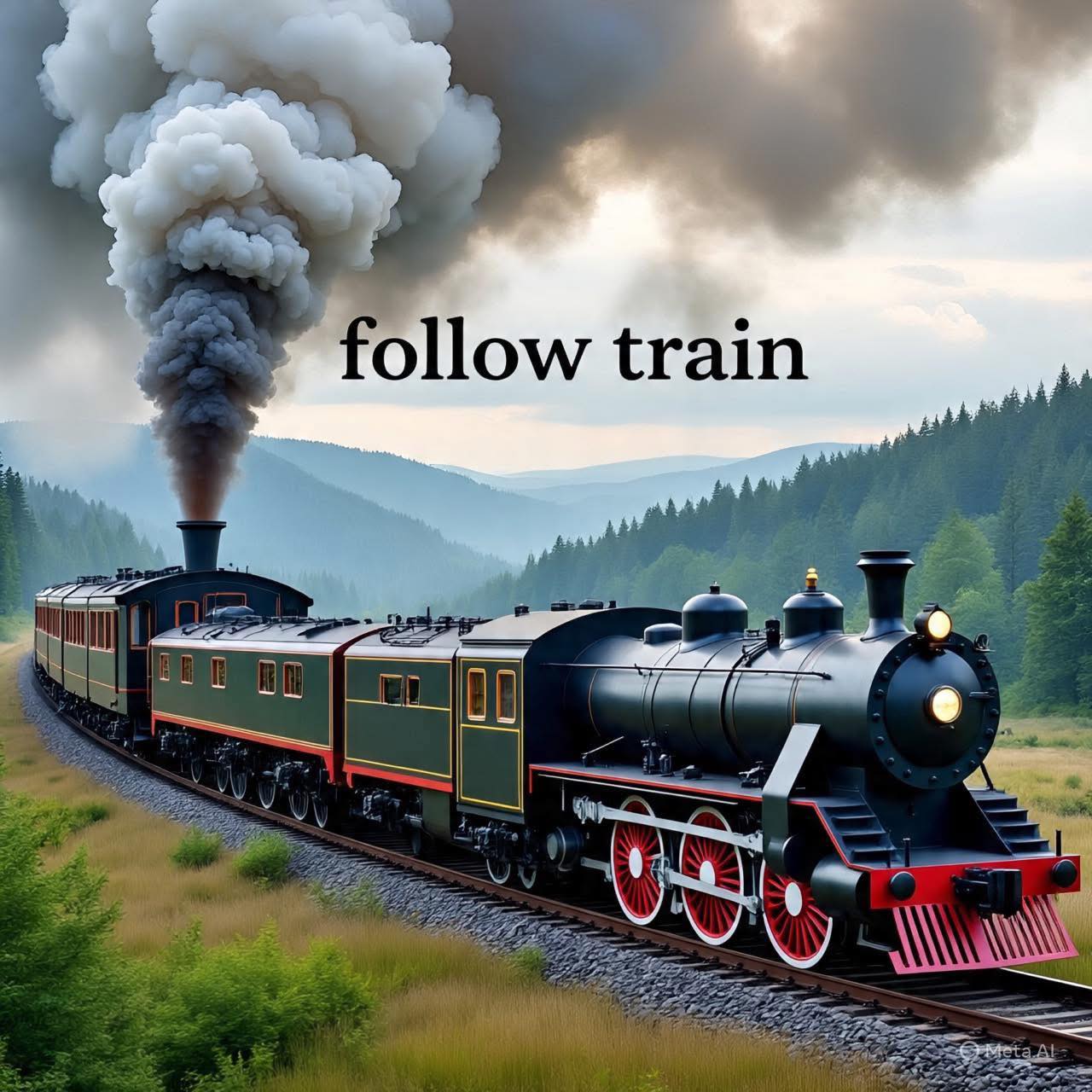 Follow train! | Friday follow train 🚂 | Facebook