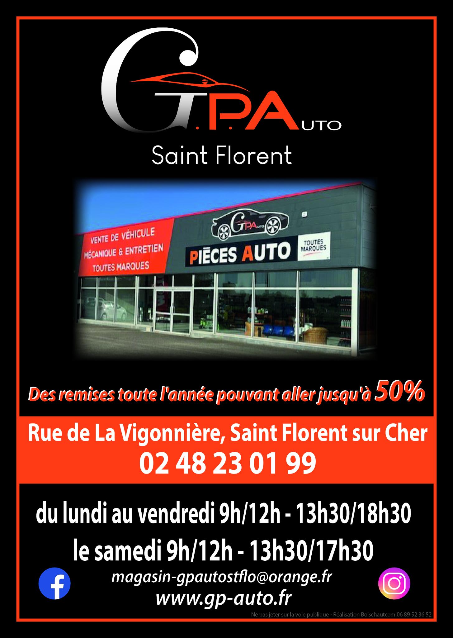 GP AUTO St Florent | Saint-Florent-sur-Cher