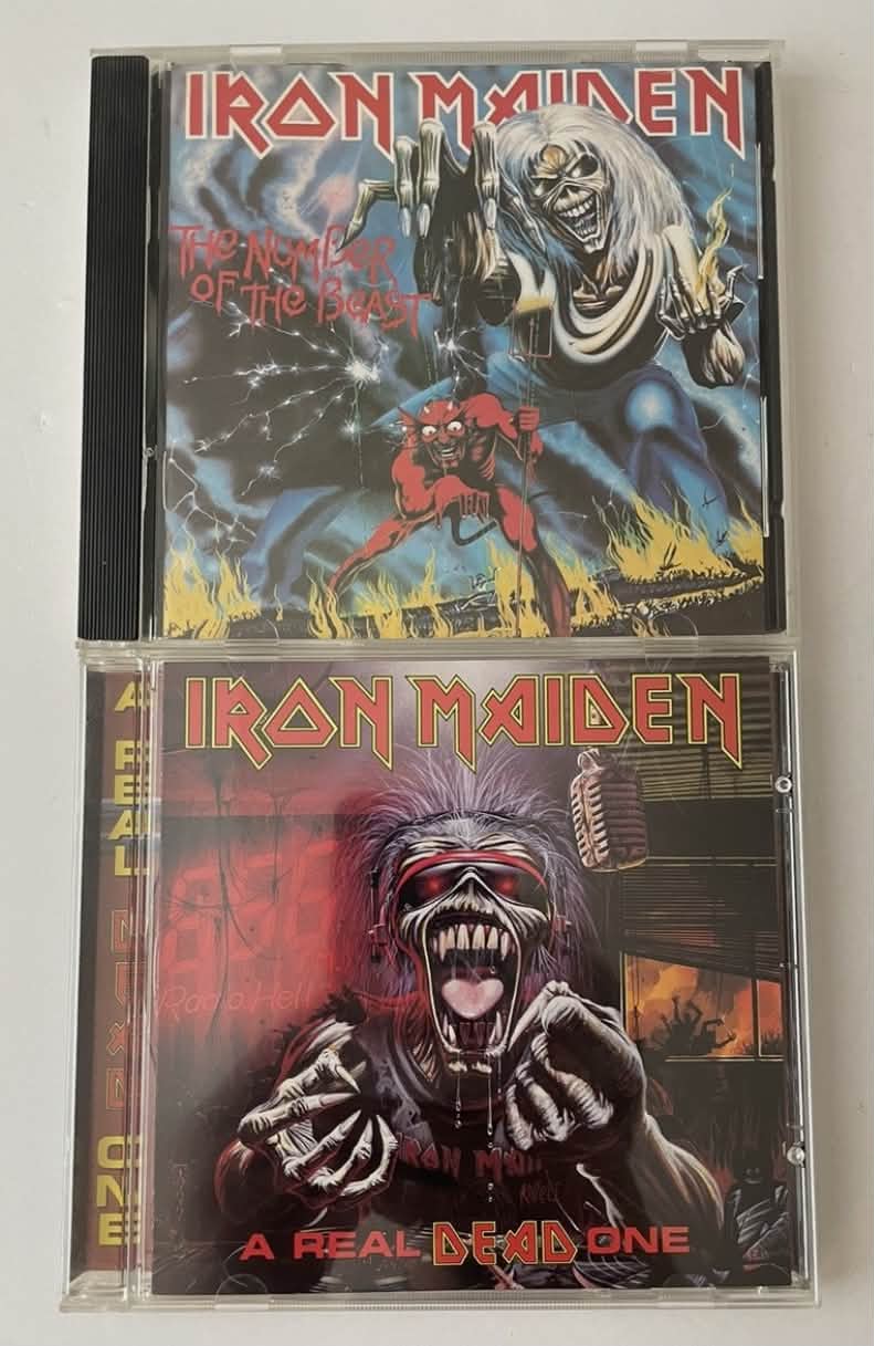 Iron Maiden CD lot for sale
