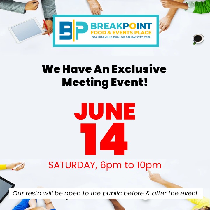 𝗕𝗿𝗲𝗮𝗸𝗽𝗼𝗶𝗻𝘁 - 📣 We Have an Exclusive Event Tomorrow Night! Please be ...