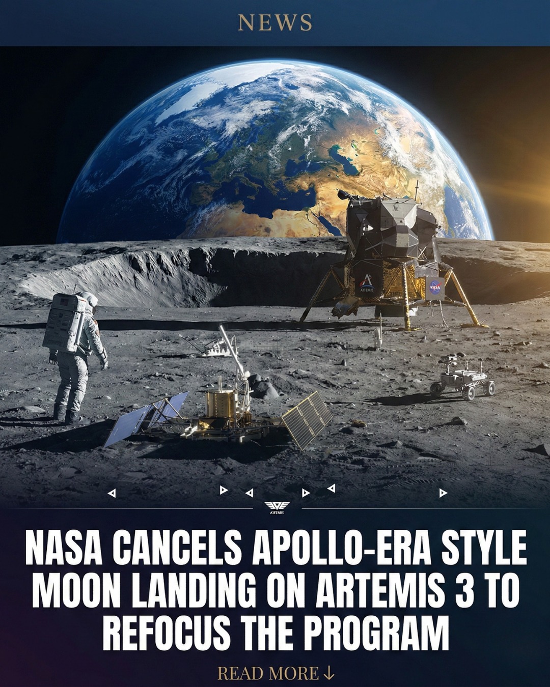 Space - 🚀 Artemis III Is Changing Course NASA has officially announced ...