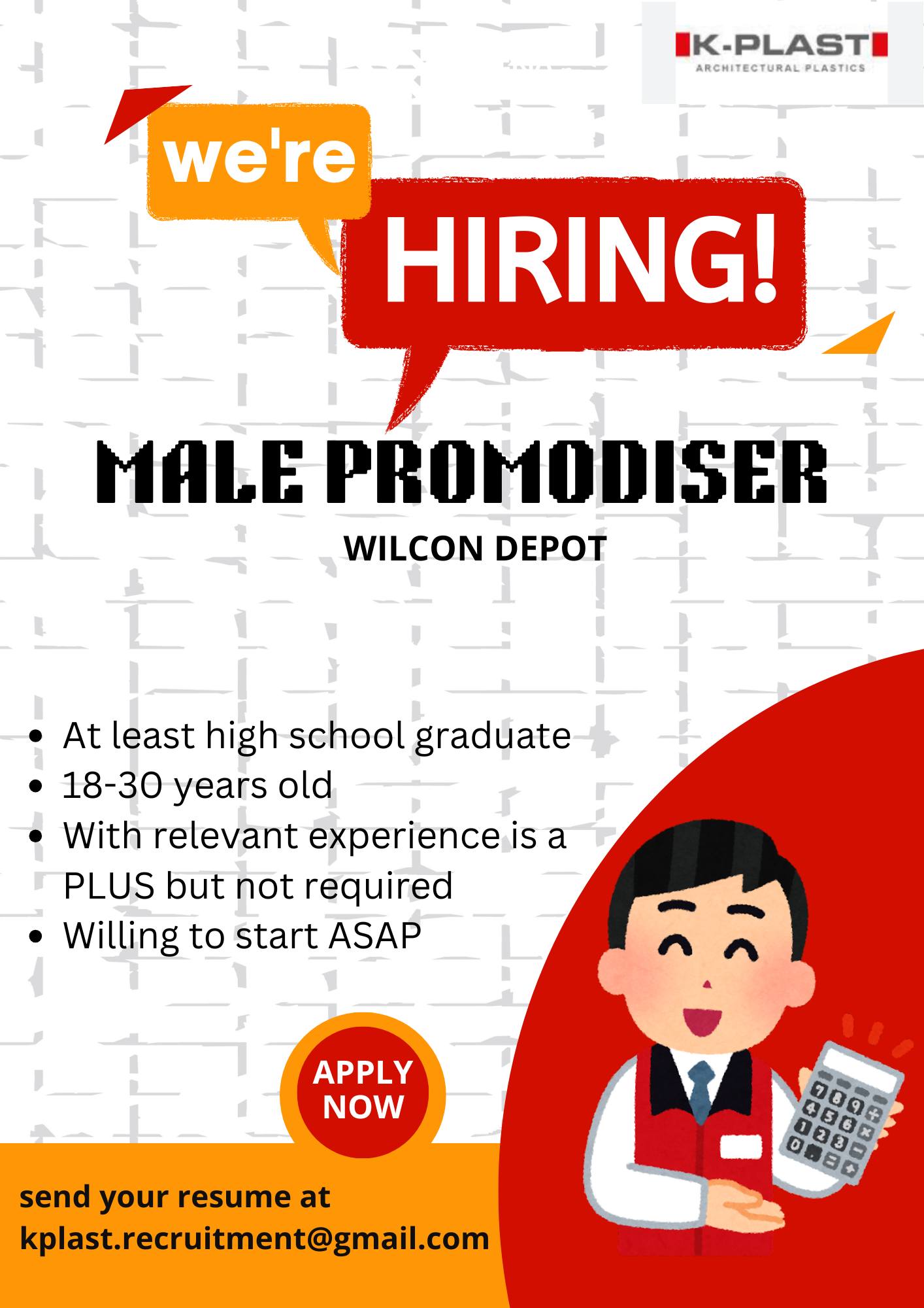 Angeles Pampanga Job Hiring | K-PLAST INC. is urgently hiring | Facebook