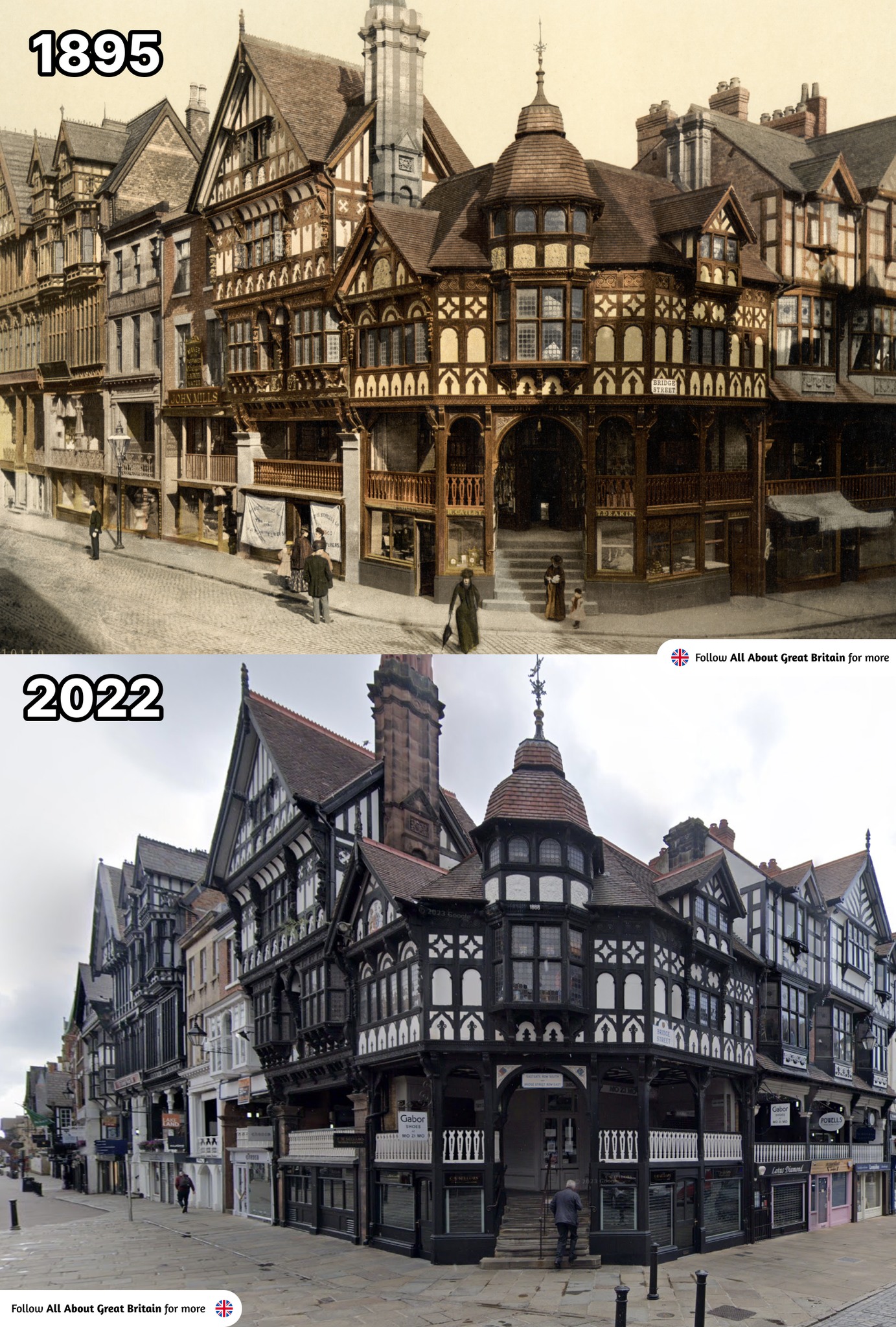 The Rows, Chester 🇬🇧 The... - All About Great Britain | Facebook