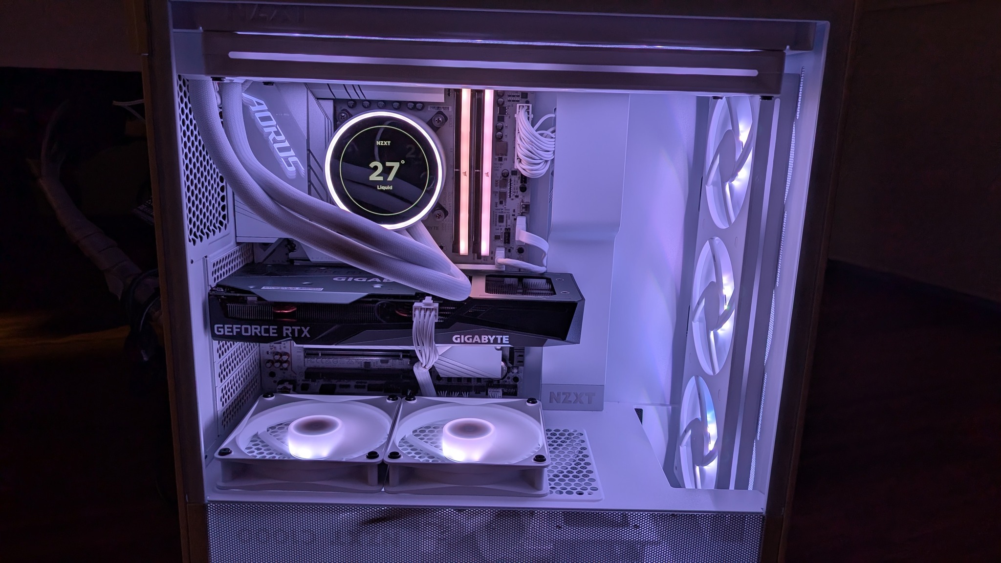 GIGABYTE RTX2070、NZXT KRAKEN X63 280mm GIGABYTE RTX2070、NZXT KRAKEN X63 280mm GIGABYTE RTX2070、NZXT
