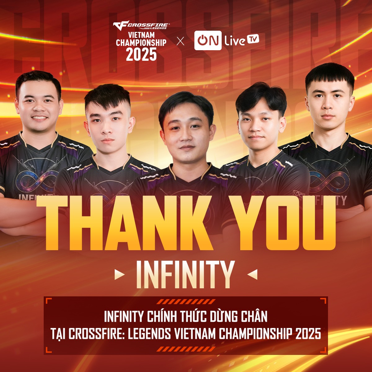 Crossfire: - 🔥 Cảm ơn INFINITY vì một hành trình đầy cảm xúc và bùng nổ ...