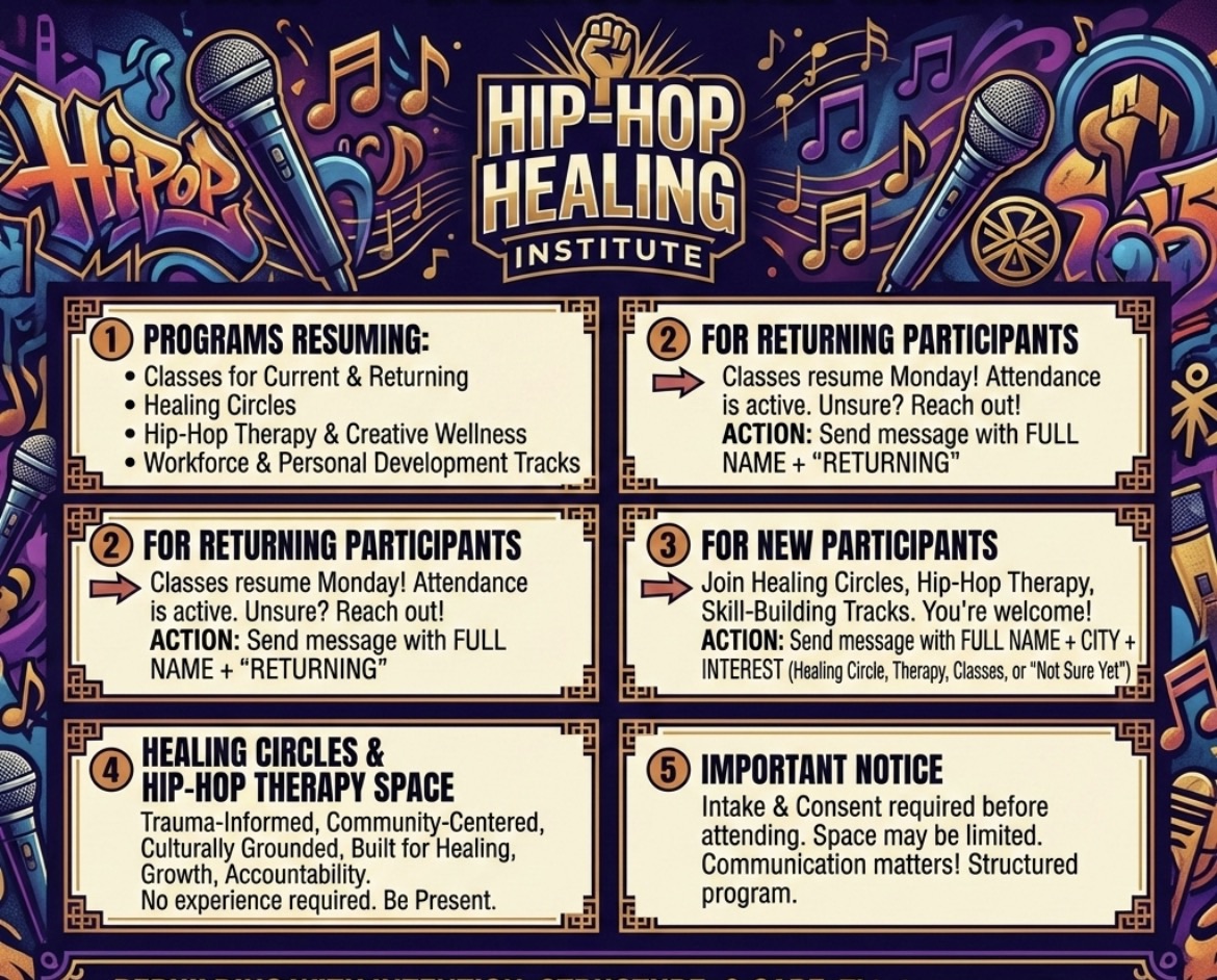 Hip-Hop Healing Institute | Greenville NC