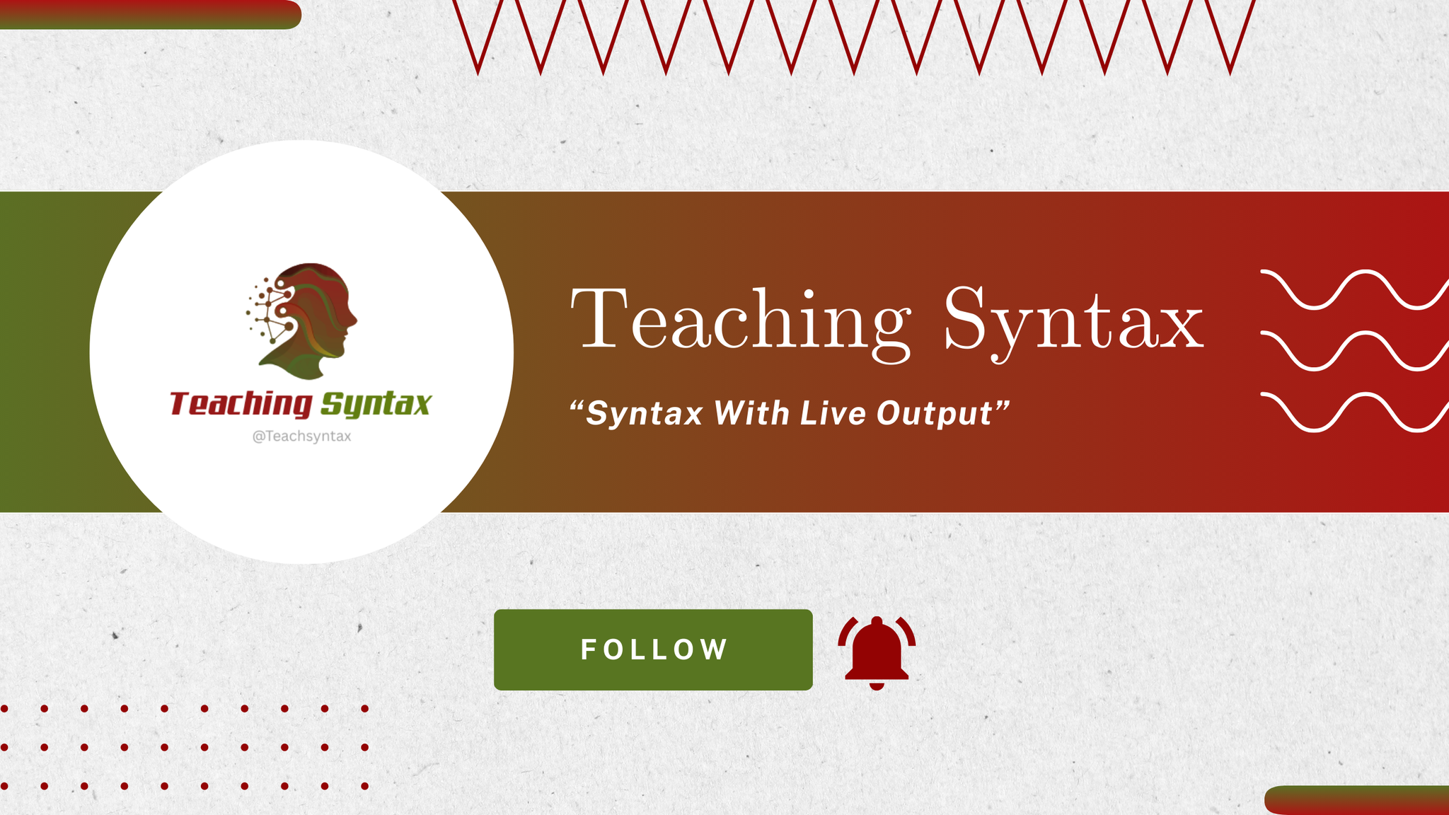 Teaching syntax | Karachi