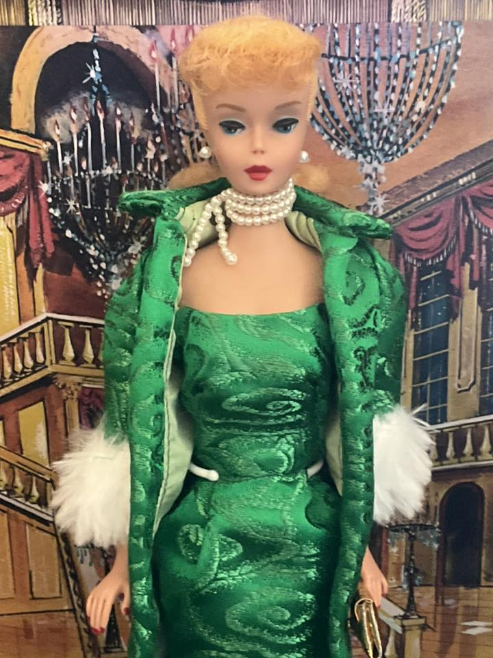 Vintage Barbie doll in new Evening Splendor outfit