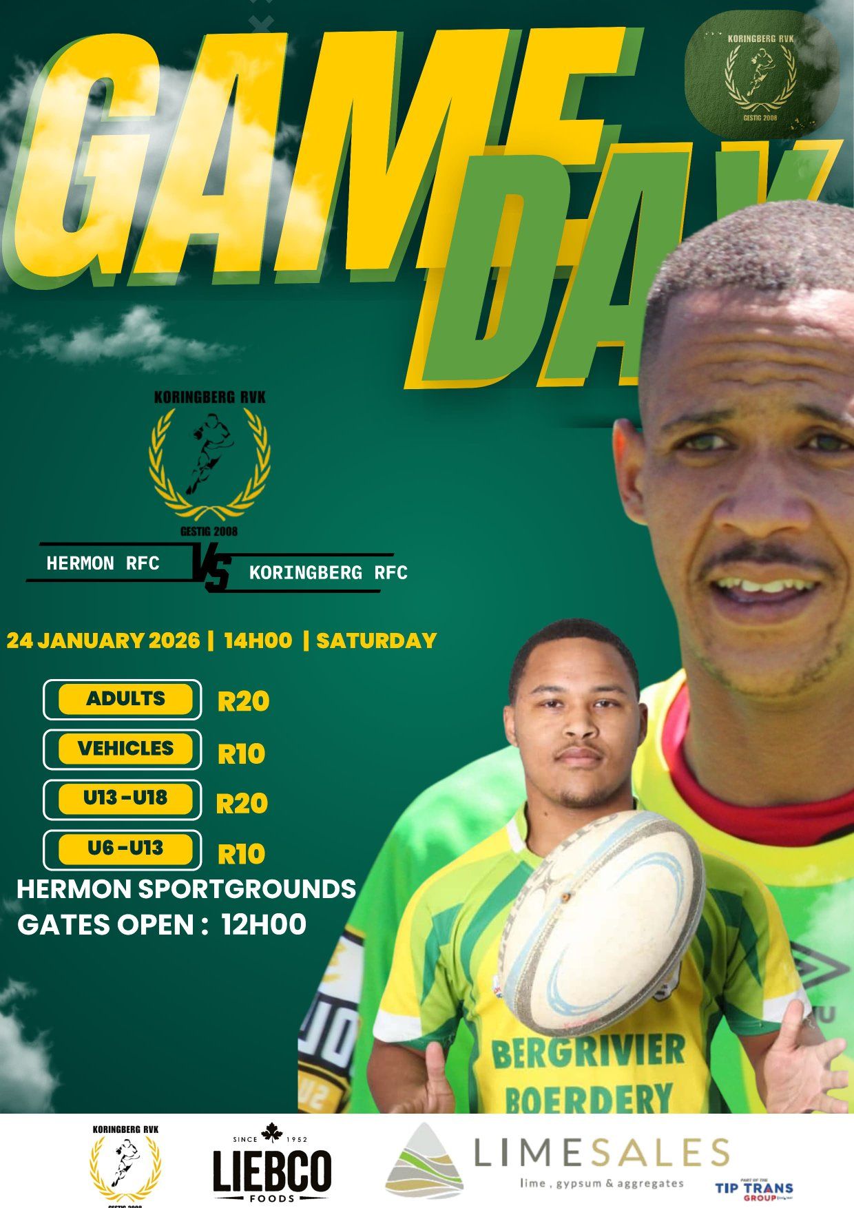 Koringberg Rfc - 🔥🏉 GAME DAY – DIS ONS EERSTE FRIENDLY VAN... | Facebook