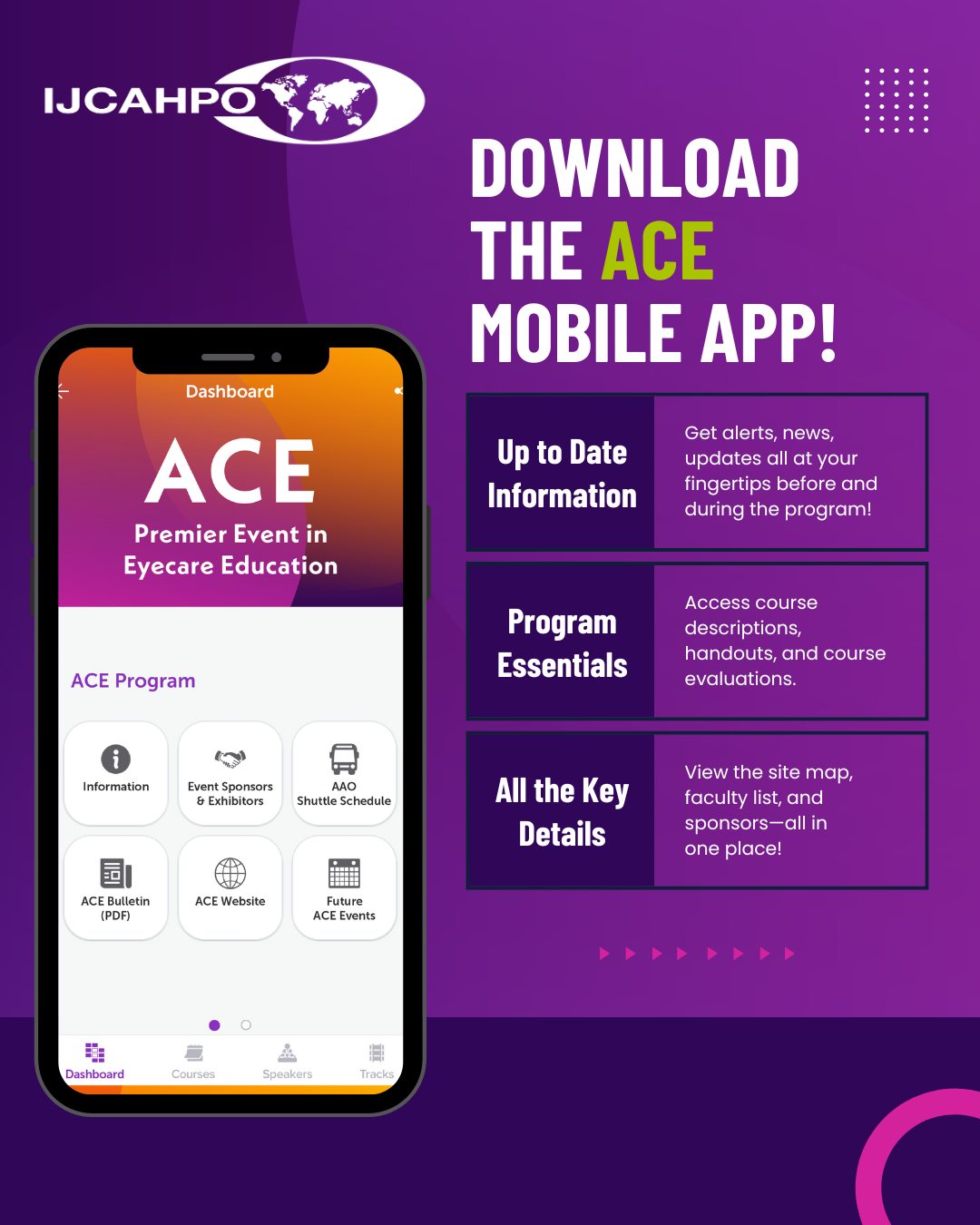Jcahpo - Download the ACE Mobile App and access a ton of... | Facebook