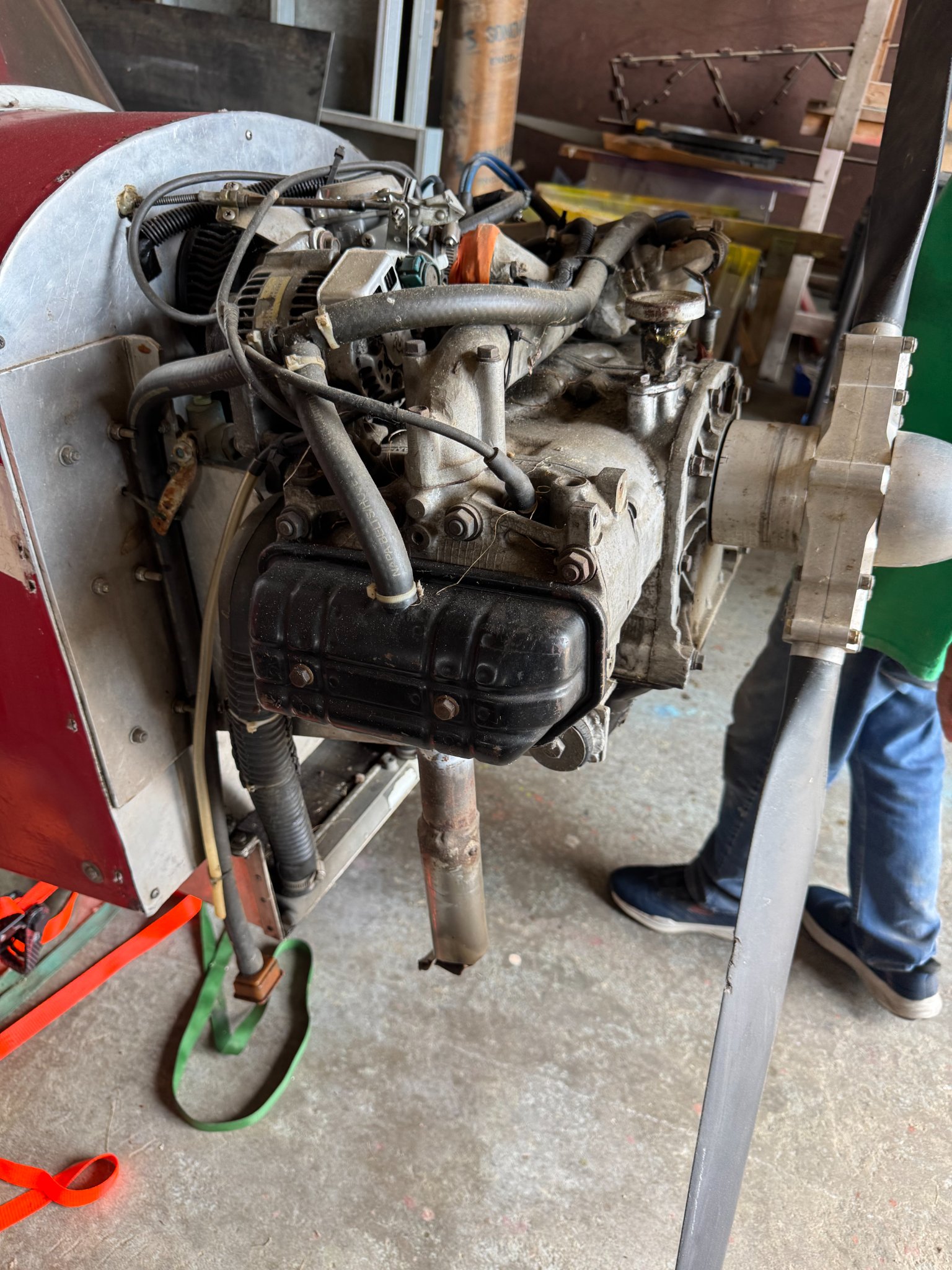 Subaru EA81 Aircraft Engine with Warp Drive Prop - Car Engines & Engine ...