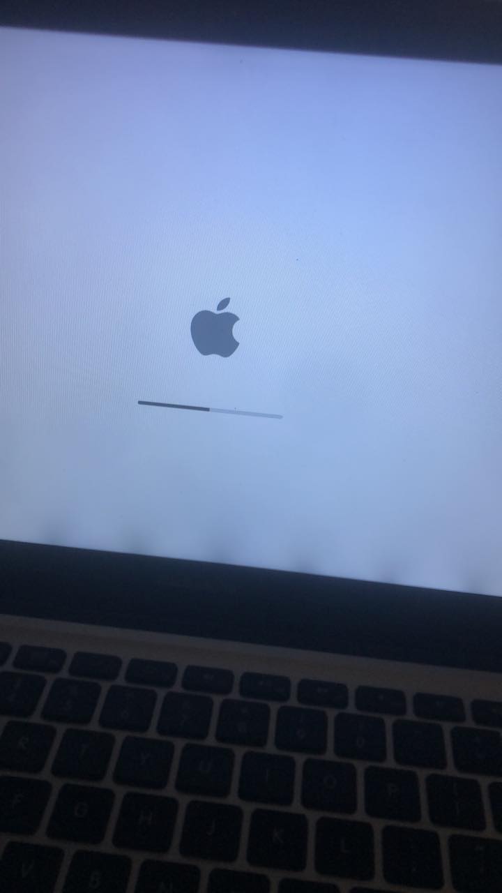 Stack on logo MacBook Pro 2011 Uses macOS Mojave Kindly help me