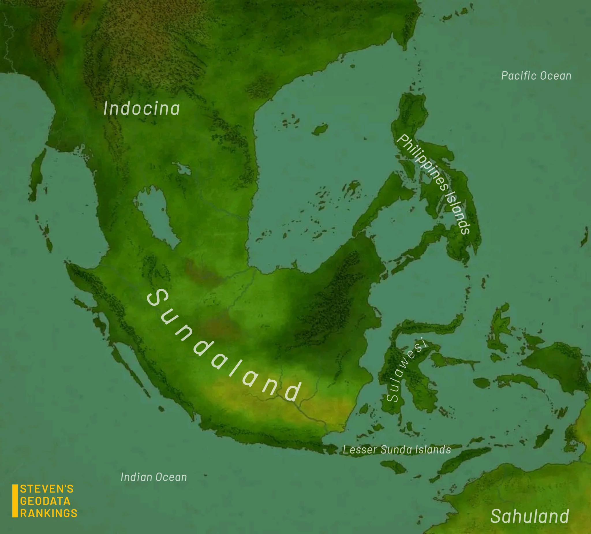 GeoData - Sundaland 🌏 Sunda or Sundaland is the name given to a ...