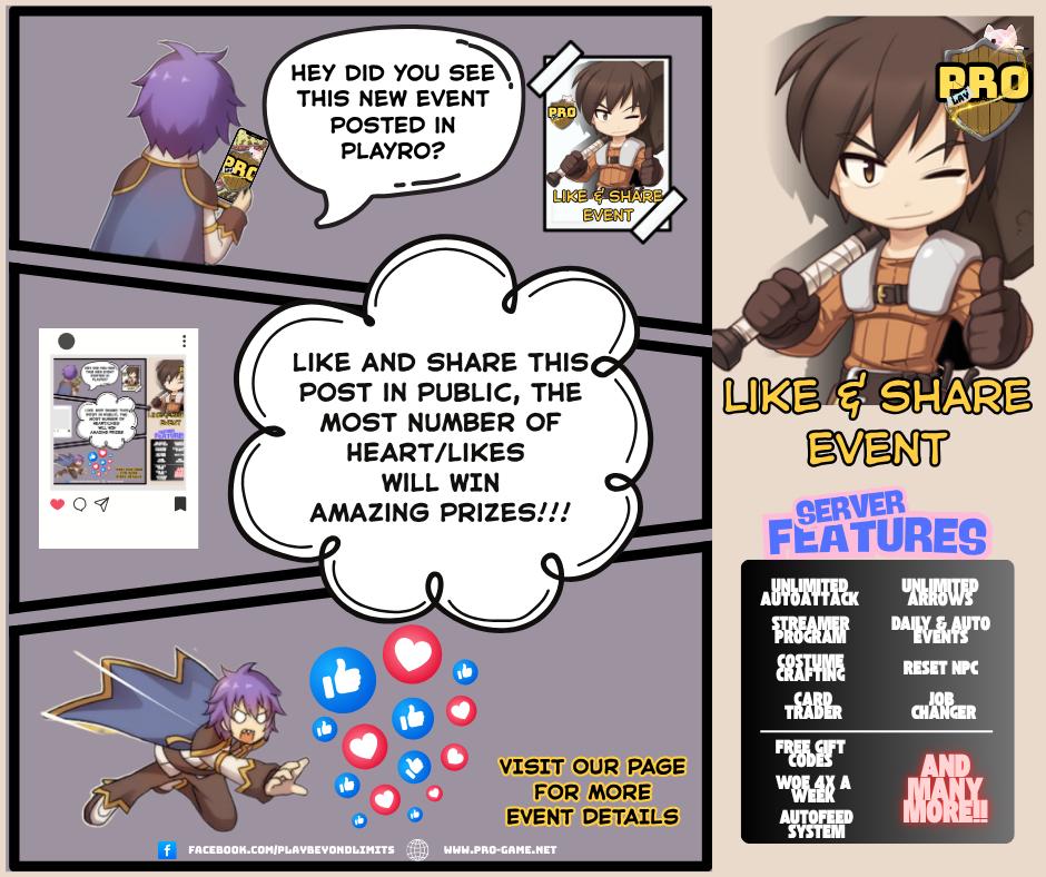 Play - 🎉🔥 LIKE & SHARE EVENT! 🔥🎉 Get hyped, adventurers! 💥 Join our ...