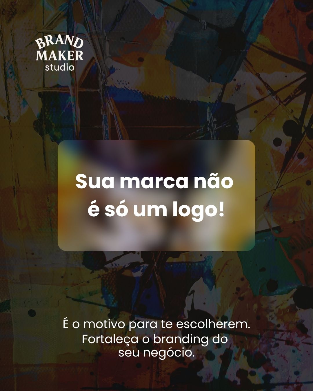 Para de tratar sua marca como se... - Brand Maker Studio | Facebook