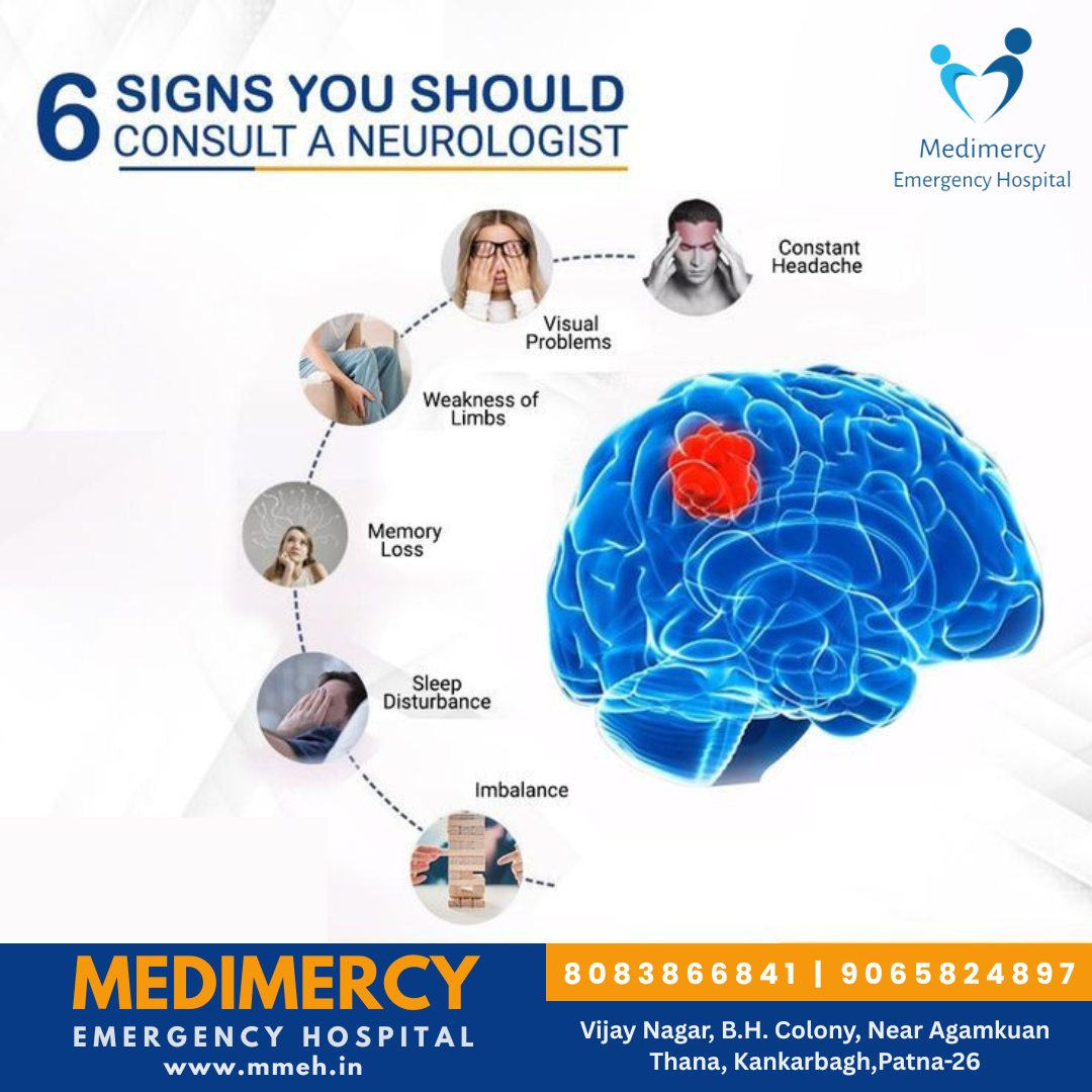 Medimercy - 🧠 6 Signs You Should Consult a Neurologist Don’t ignore ...