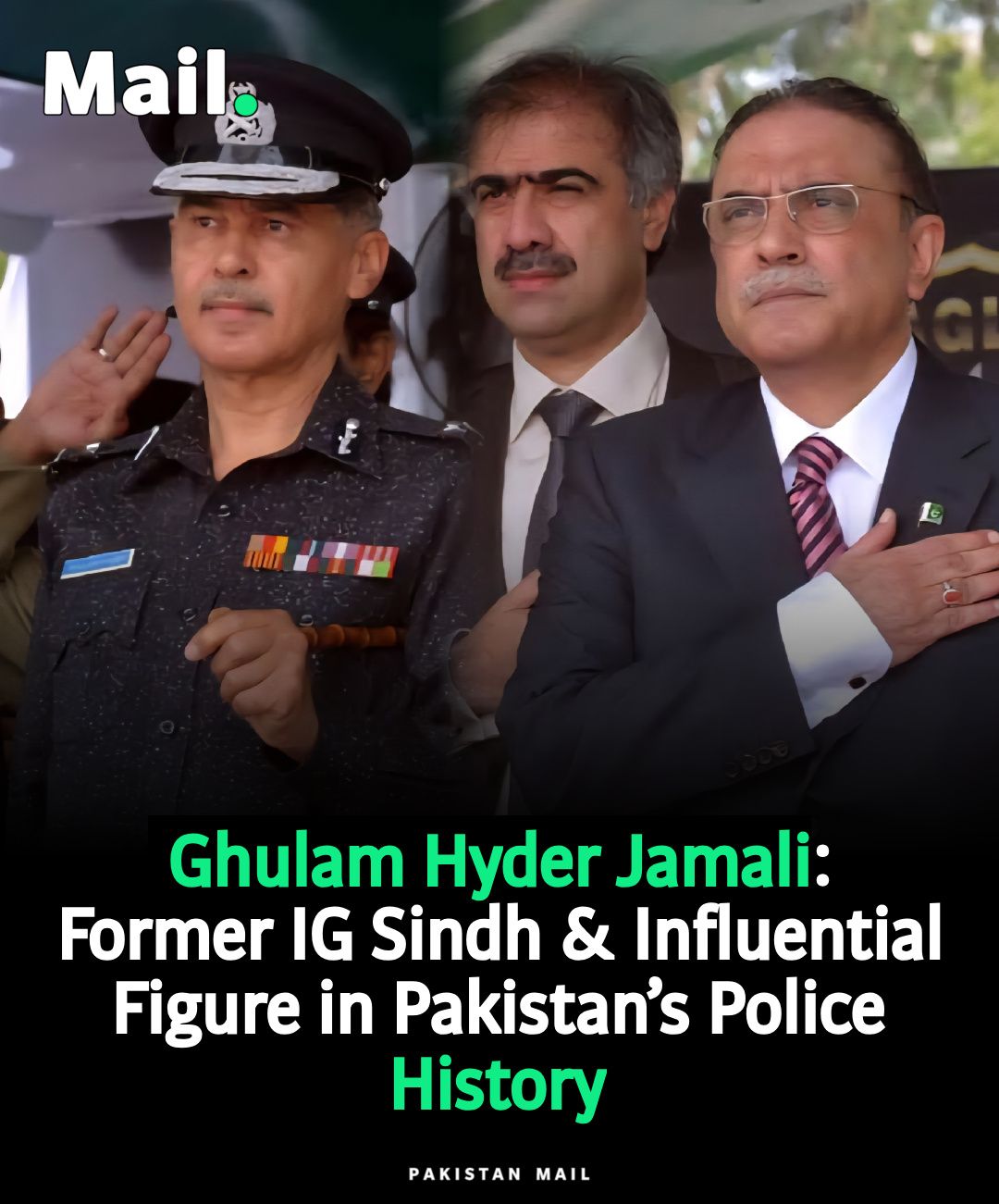 Pakistan Mail - Ghulam Hyder Jamali is a retired Pakistani... | Facebook