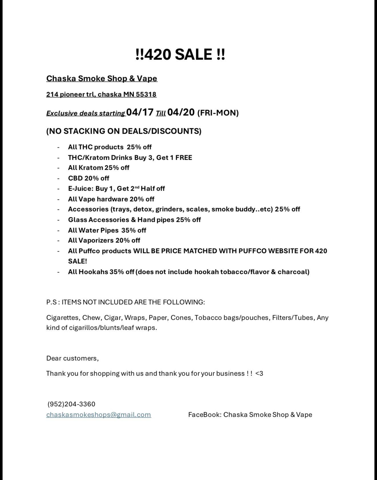 chaska tobacco Chaska Smoke Shop & Vape