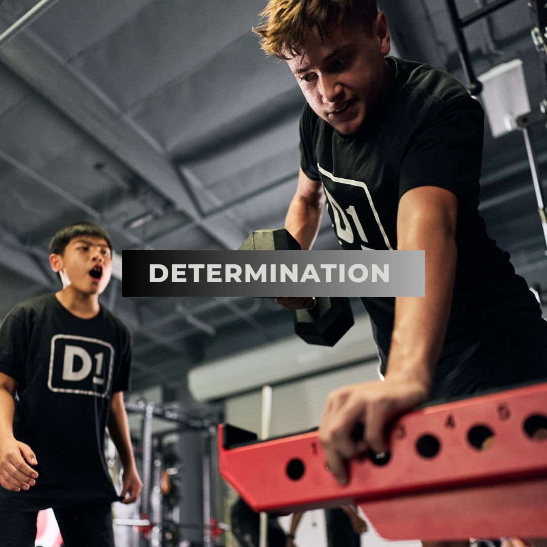 D1 - DETERMINATION is choosing to keep going when it gets hard. 💪 At D1 ...