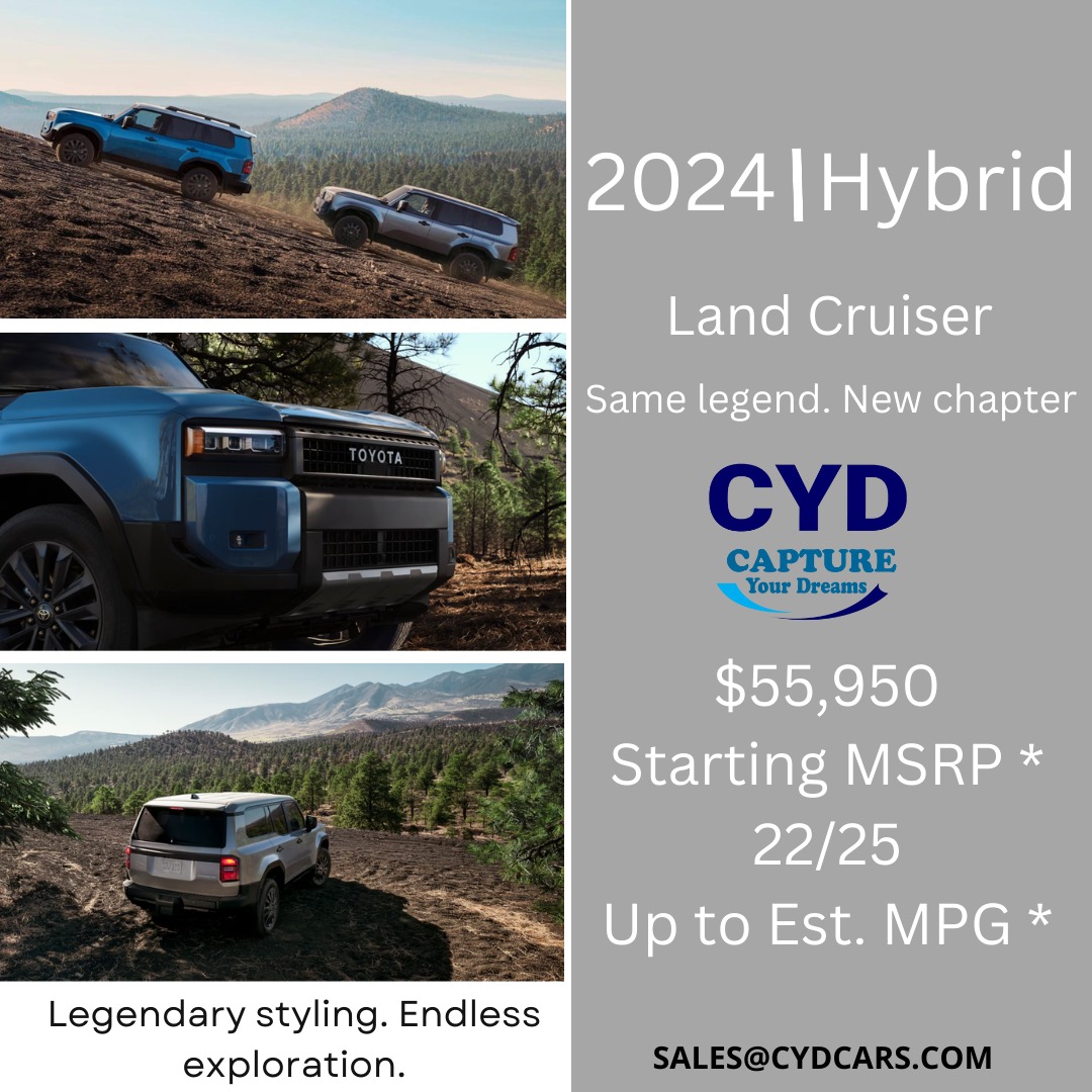 Cydcars - Introducing the 2024 Hybrid Land Cruiser at... | Facebook