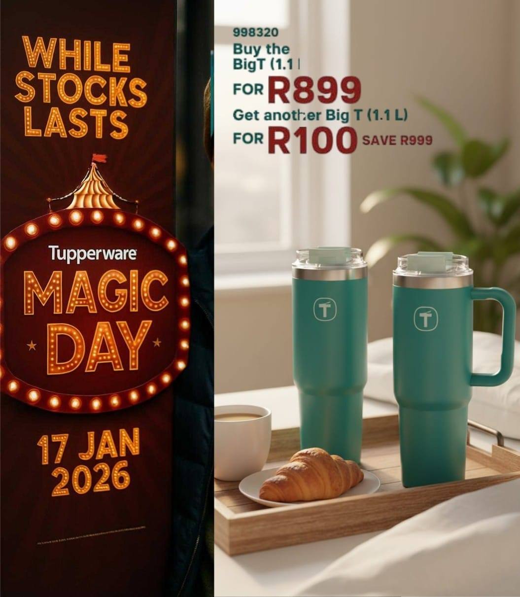 🎪 TUPPERWARE MAGIC DAY – TODAY... - TuppAfrica by Lizette | Facebook
