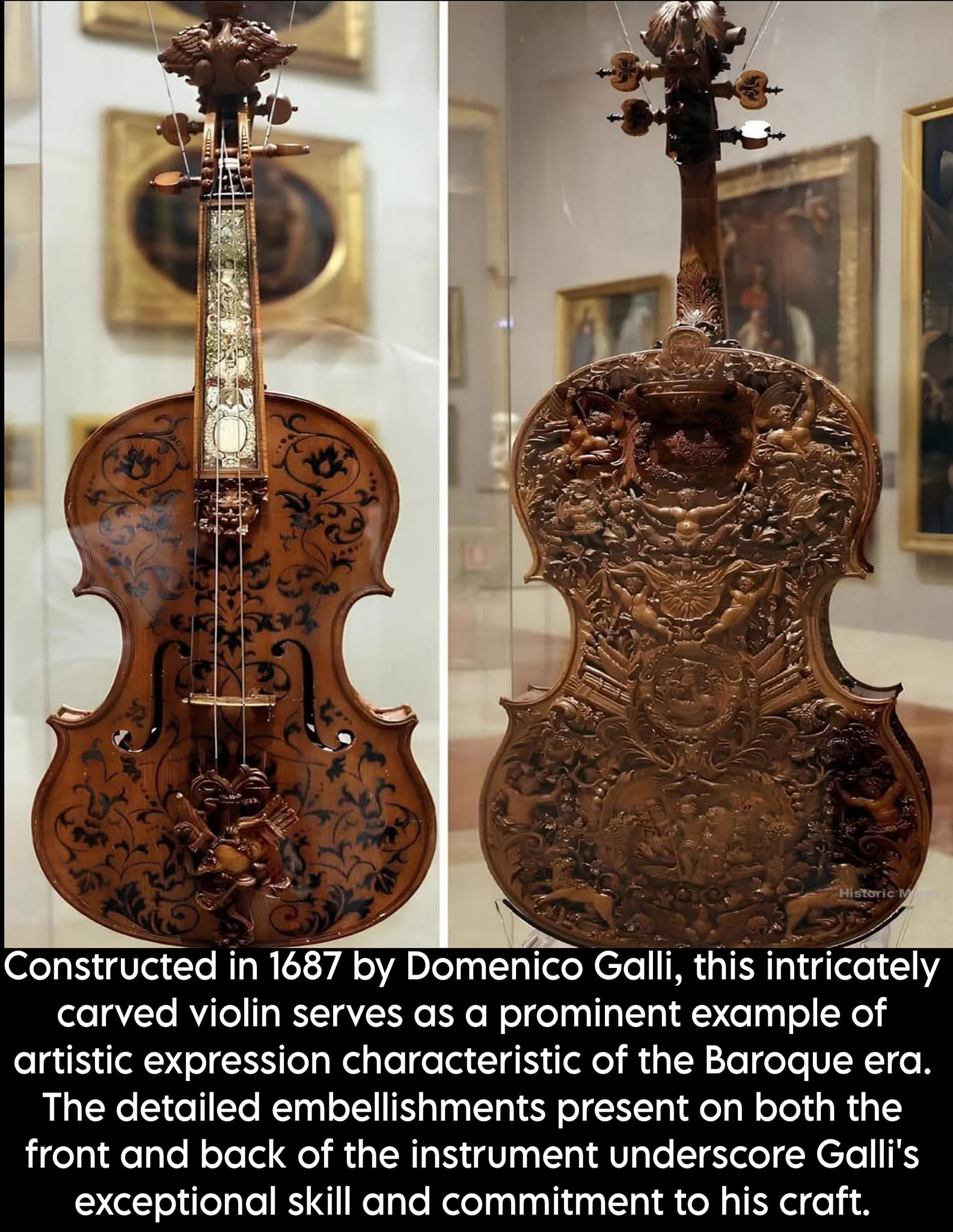 Inside a truly stunning 1755 G.B. Guadagnini Violin. Last weekend