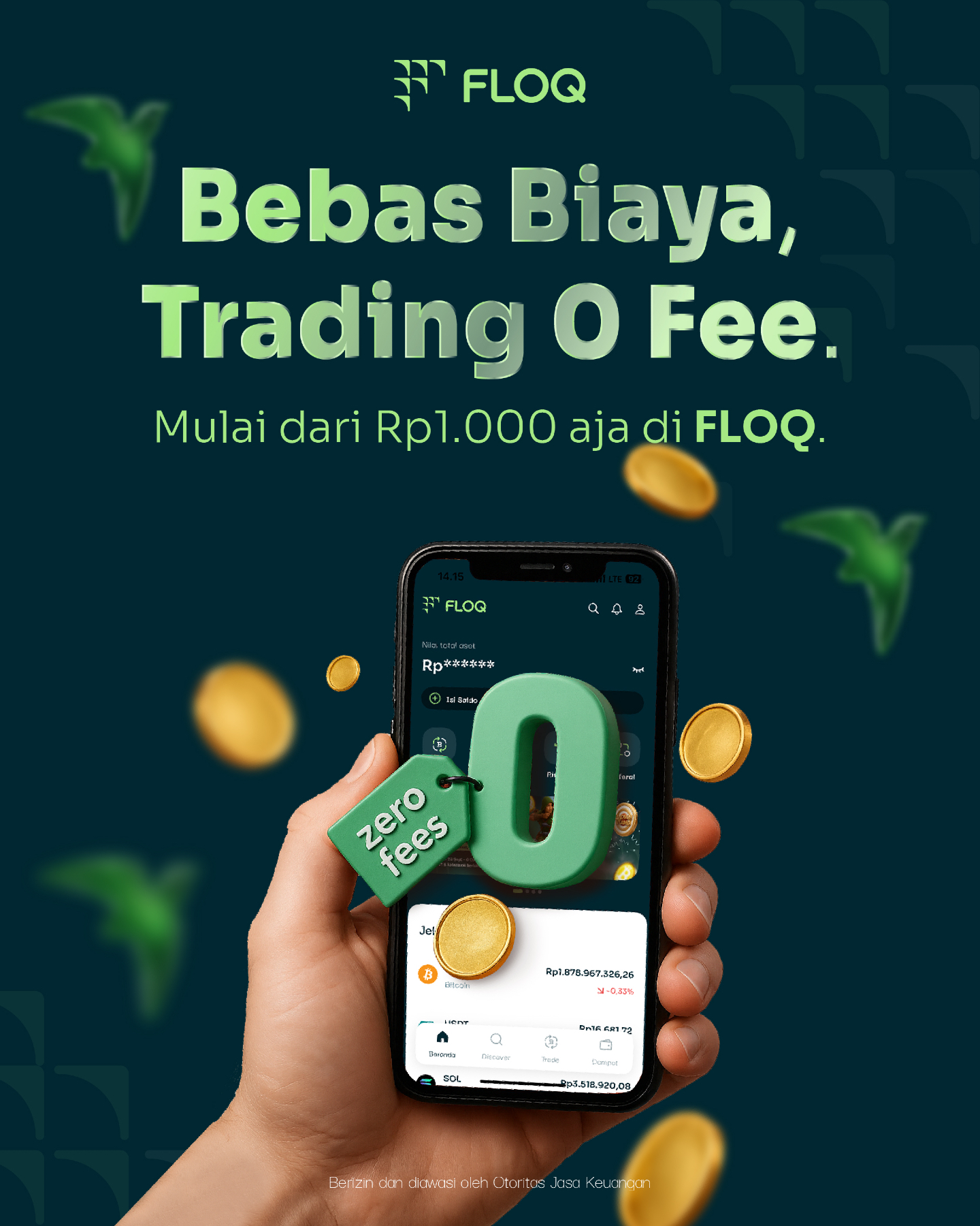 Floq ID - 0 Fee di FLOQ?! Yes kamu gak salah! Kamu tau... | Facebook