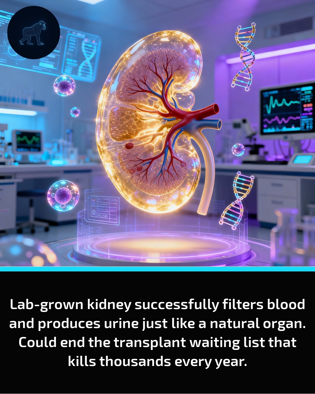 Evolved Chimp - Scientists just grew a working kidney in a... | Facebook