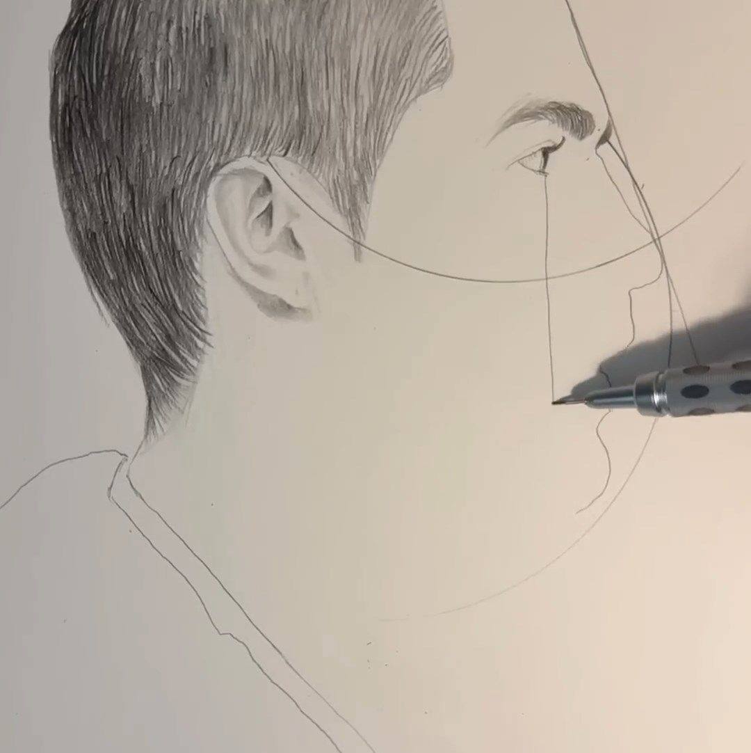 How to draw Face #draw #art #reels | Virginia Phoenix | Facebook