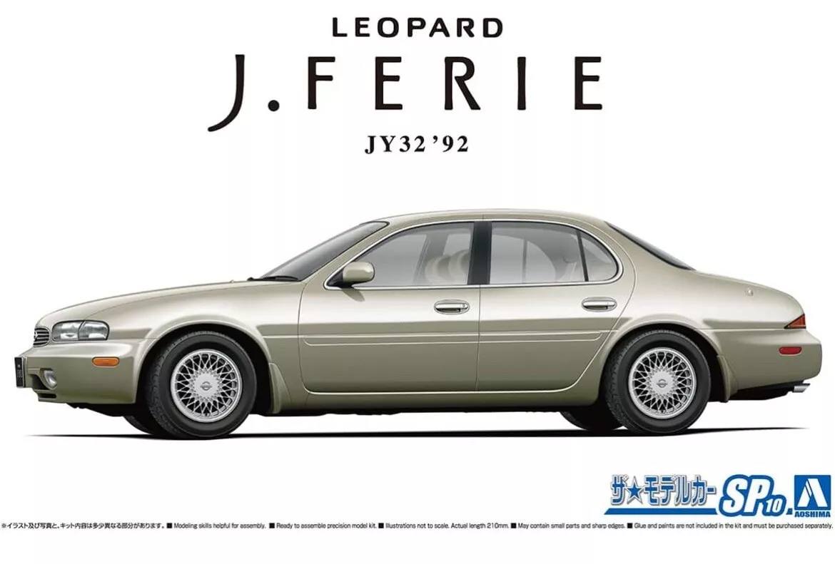 Nissan Leopard J Ferie and Infiniti J30 model car kits