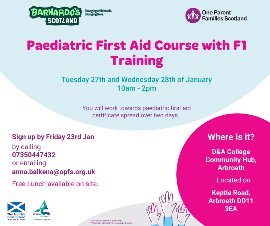 One - 🩺 Paediatric First Aid Course with F1 Training 🩺 We’re delighted ...
