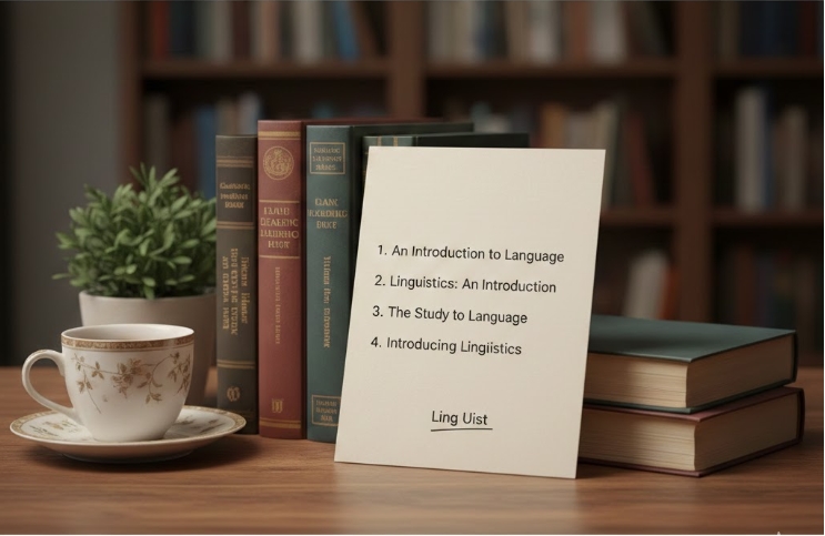 □ The Study of Language, 8th Edition