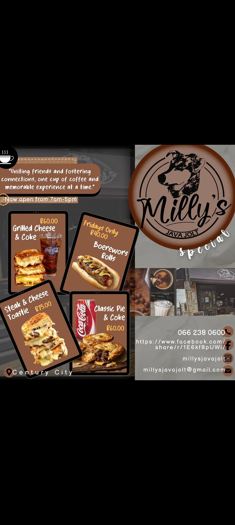 Milly's Java Jolt - Century City | Cape Town