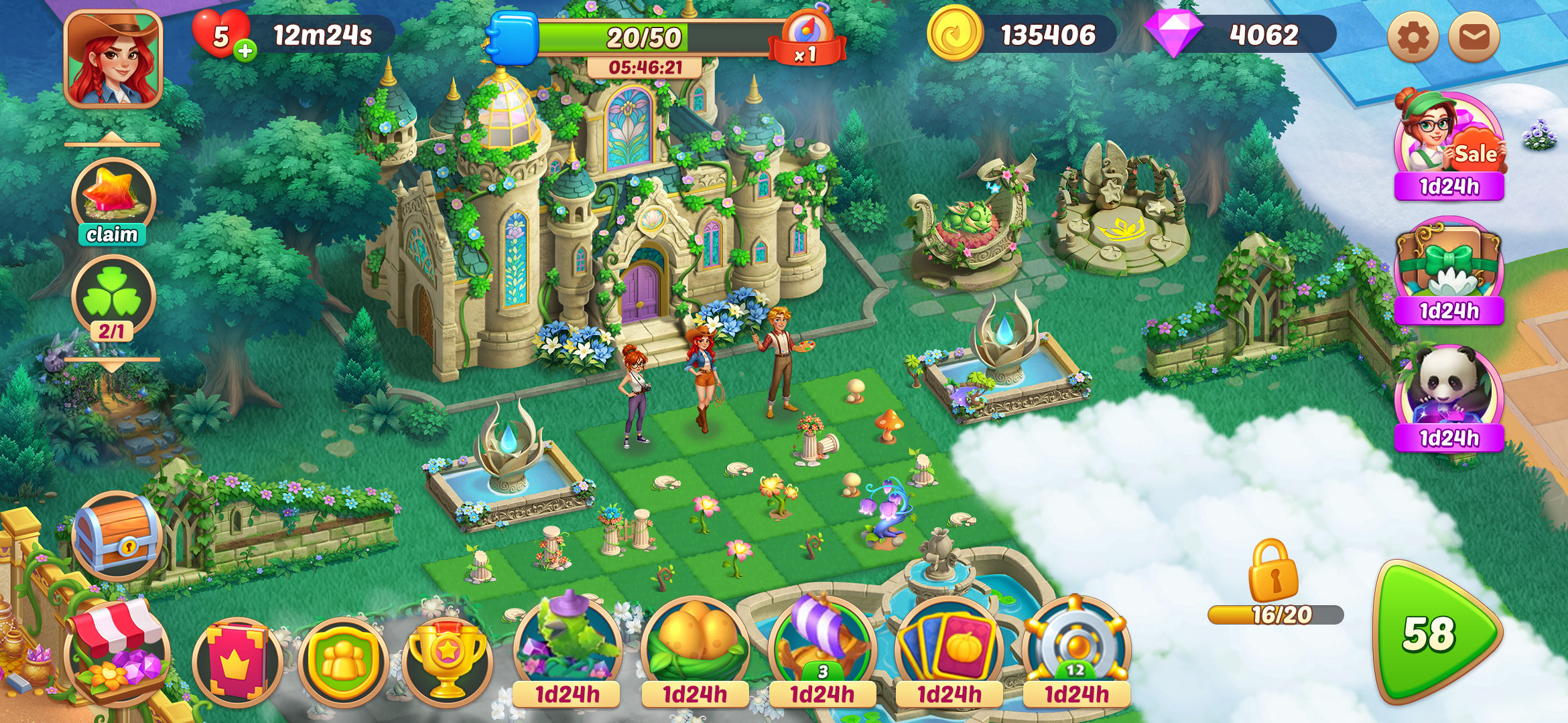 💖 𝐅𝐫𝐨𝐦 𝐭𝐡𝐞 𝐖𝐨𝐨𝐝𝐬 𝐢𝐧𝐭𝐨 𝐭𝐡𝐞... - Mistfall Match - Garden Design | Facebook