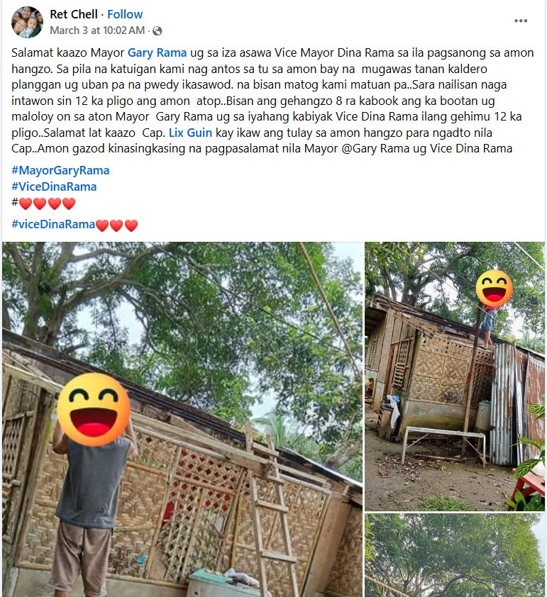 A beautiful message of... - Mayor Edgar 