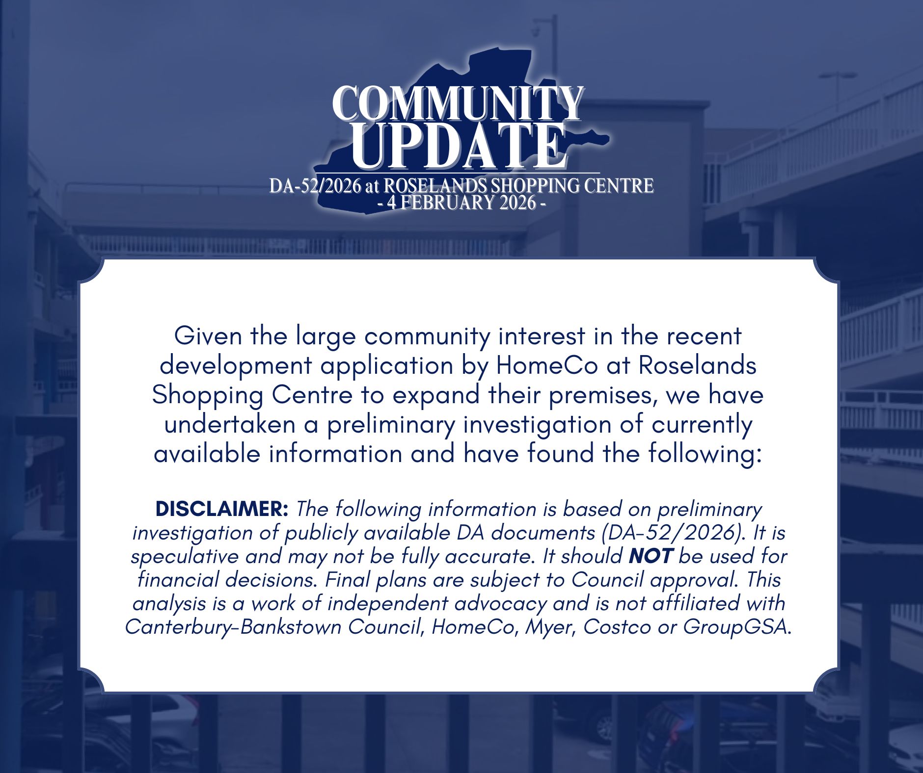 Analysis of Roselands Shopping... - The Canterbury Advocate | Facebook