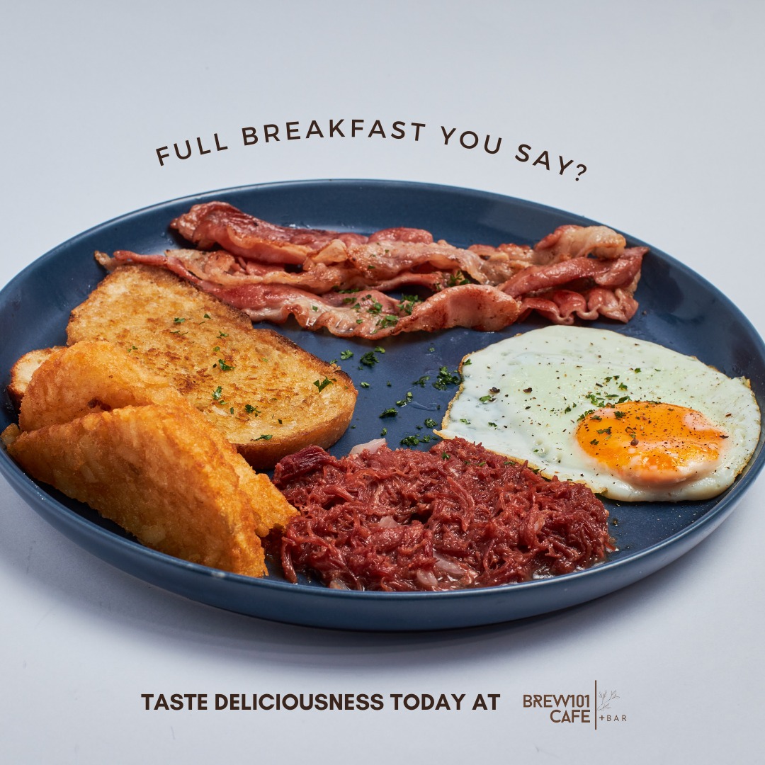 🥓 Breakfast Anytime? Yes, Please! 🥞☕... - Brew101 Cafe + Bar