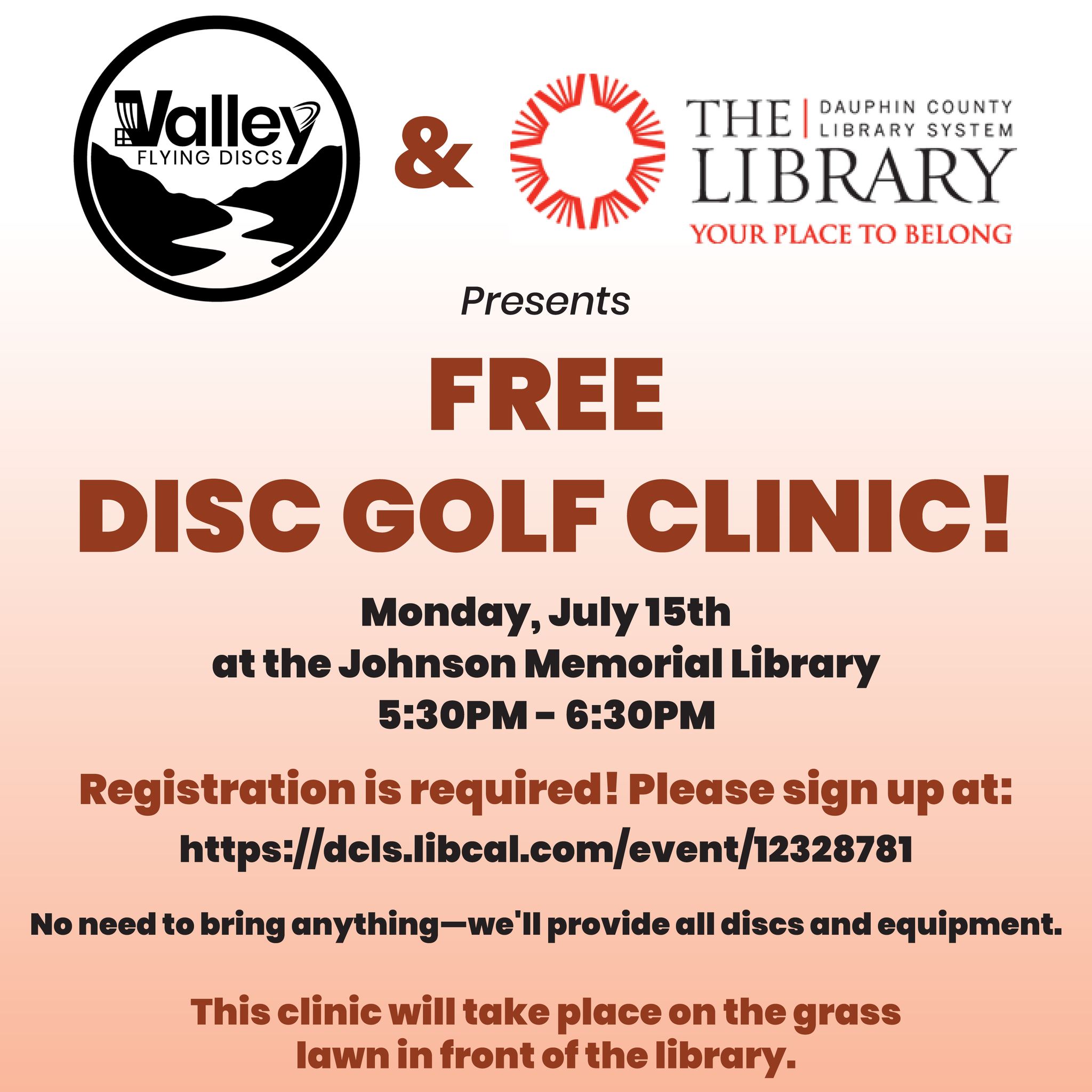 🚨FREE CLINIC ALERT🚨 Want to learn... - Valley Flying Discs