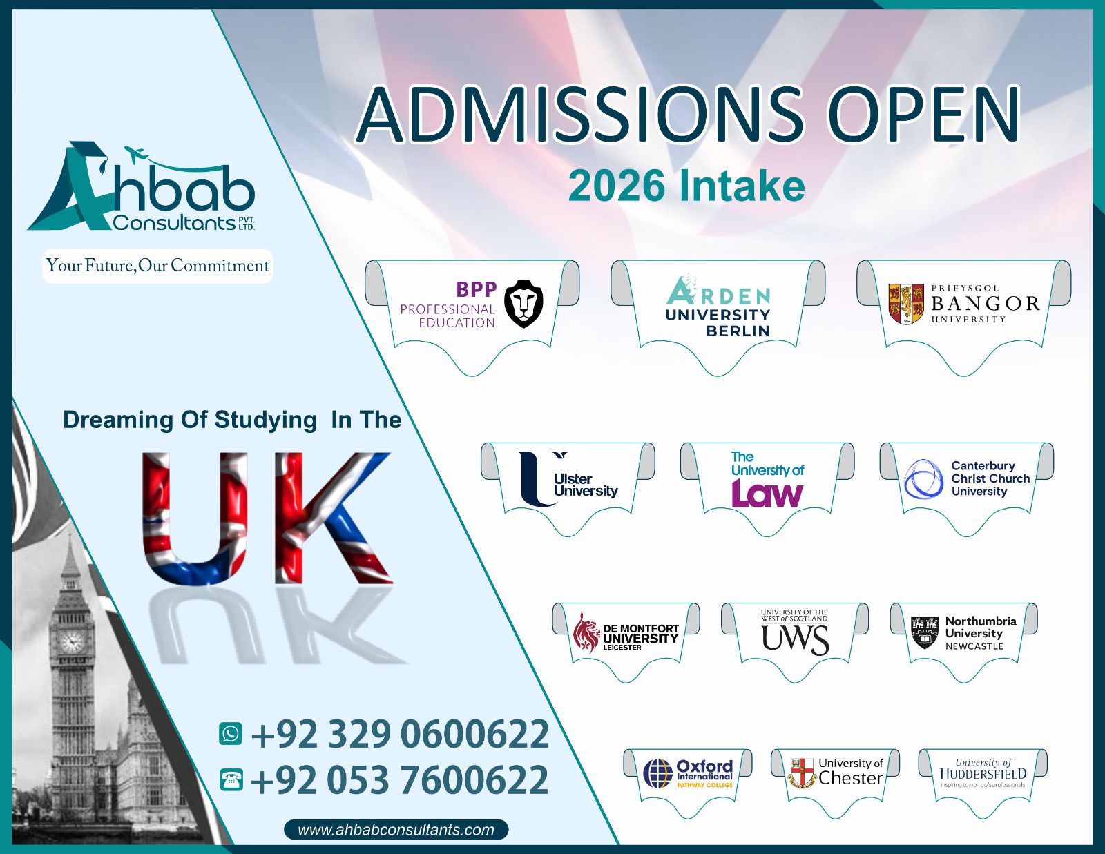 Ahbab - UK Study Visa | 2026 Intake Applications are now being prepared ...